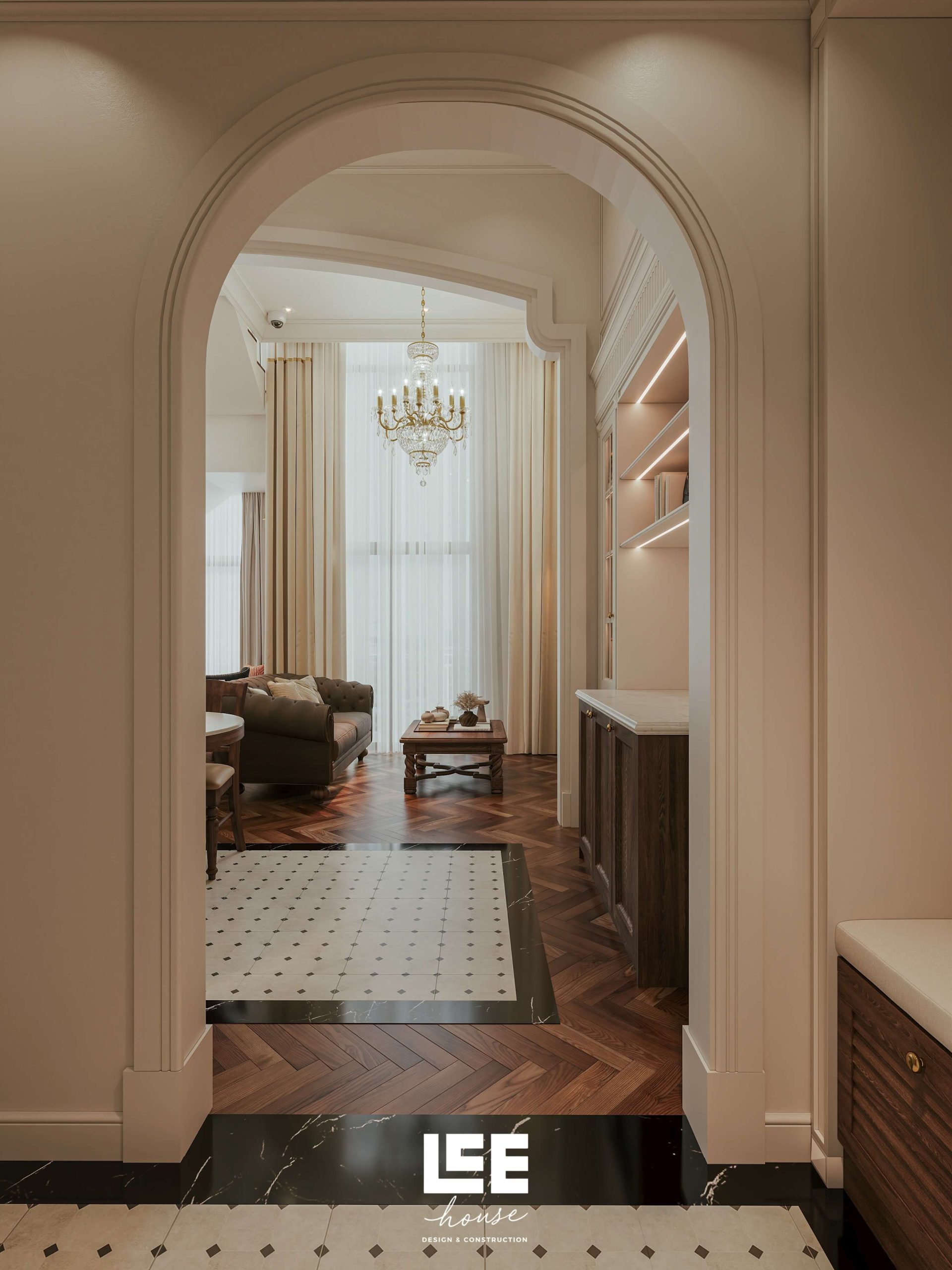 Thiết kế nội thất Căn hộ Duplex S-Premium Sky Oasis Ecopark