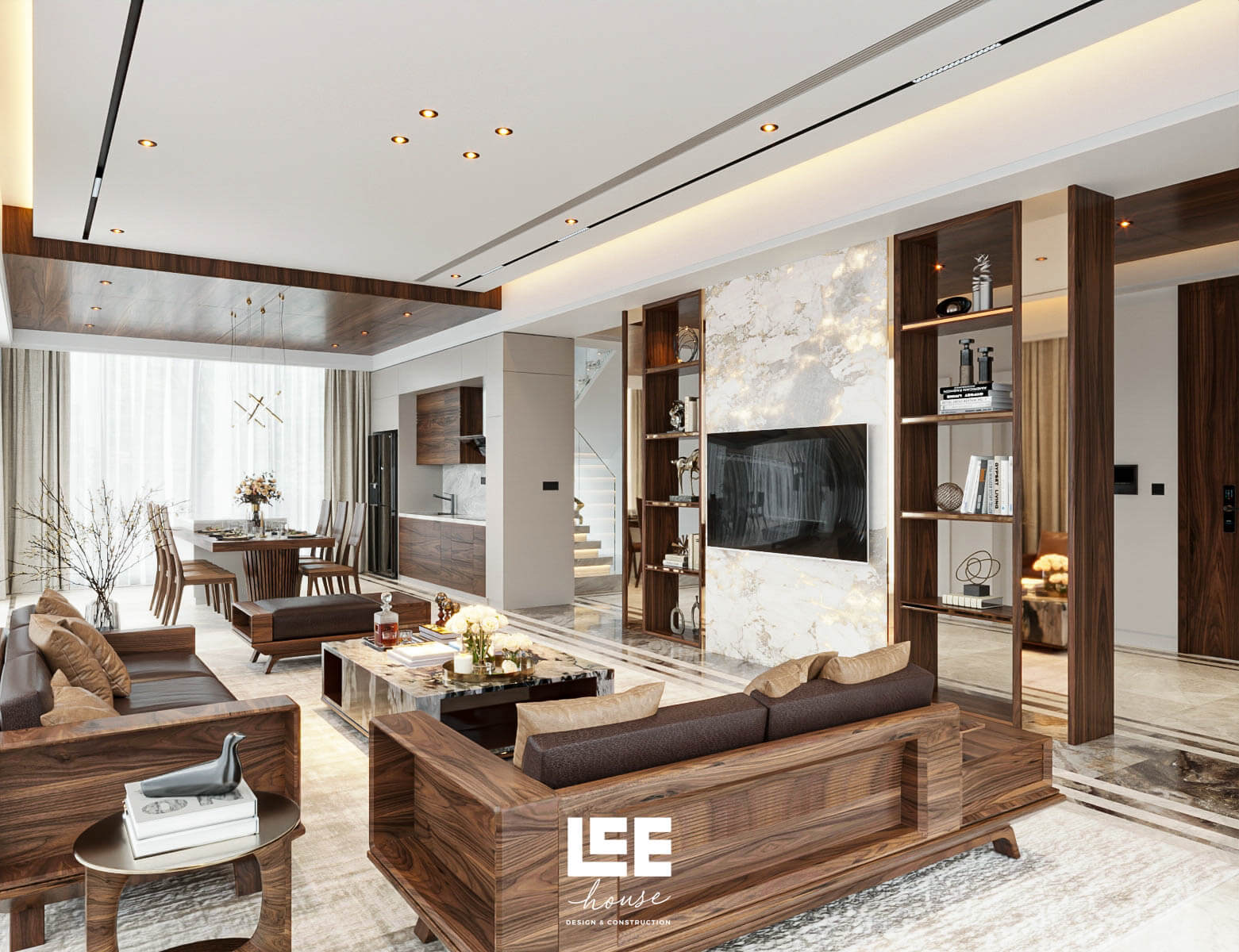 Thiết kế nội thất Biệt thự La Saveur de Hoà Bình Resort