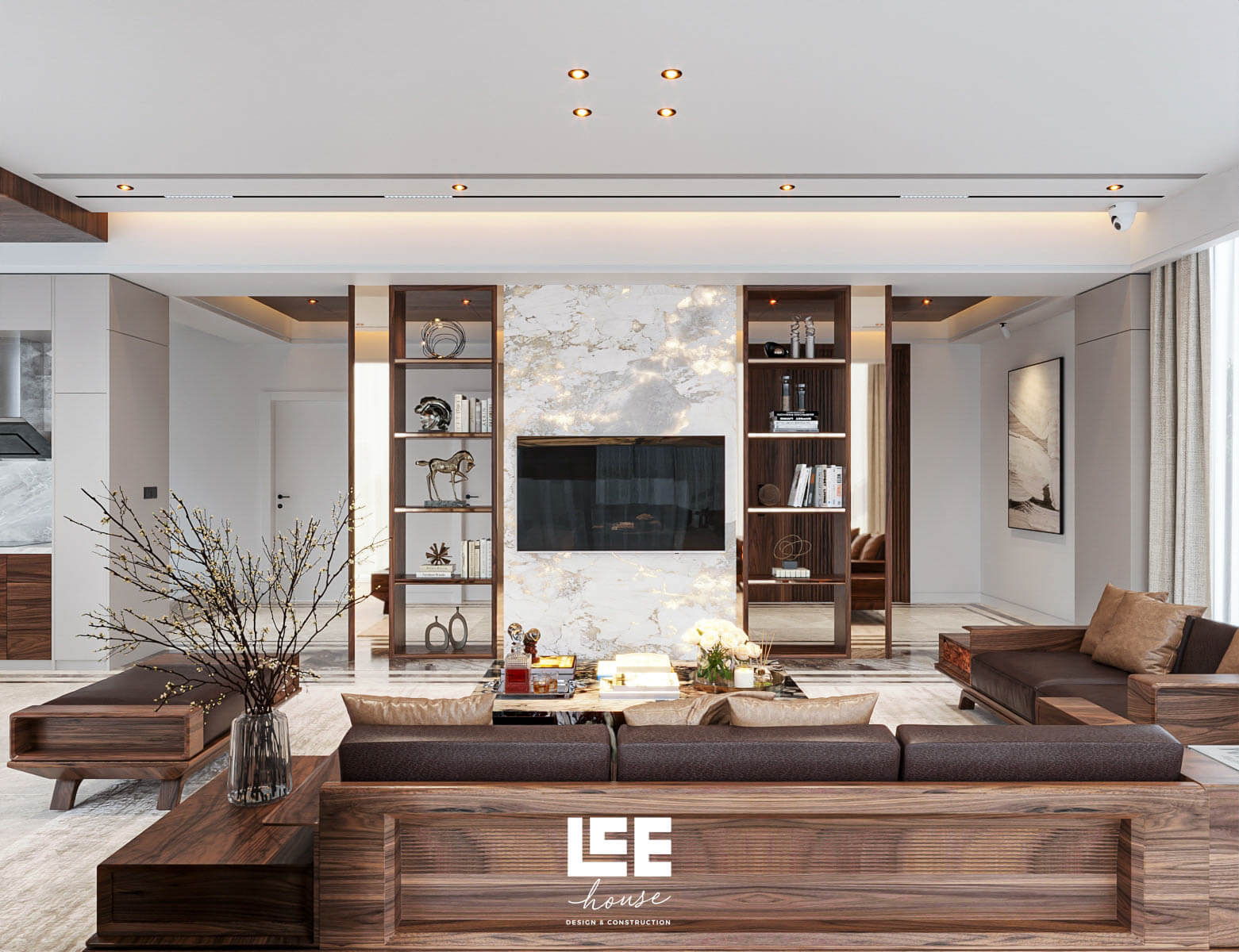 Thiết kế nội thất Biệt thự La Saveur de Hoà Bình Resort