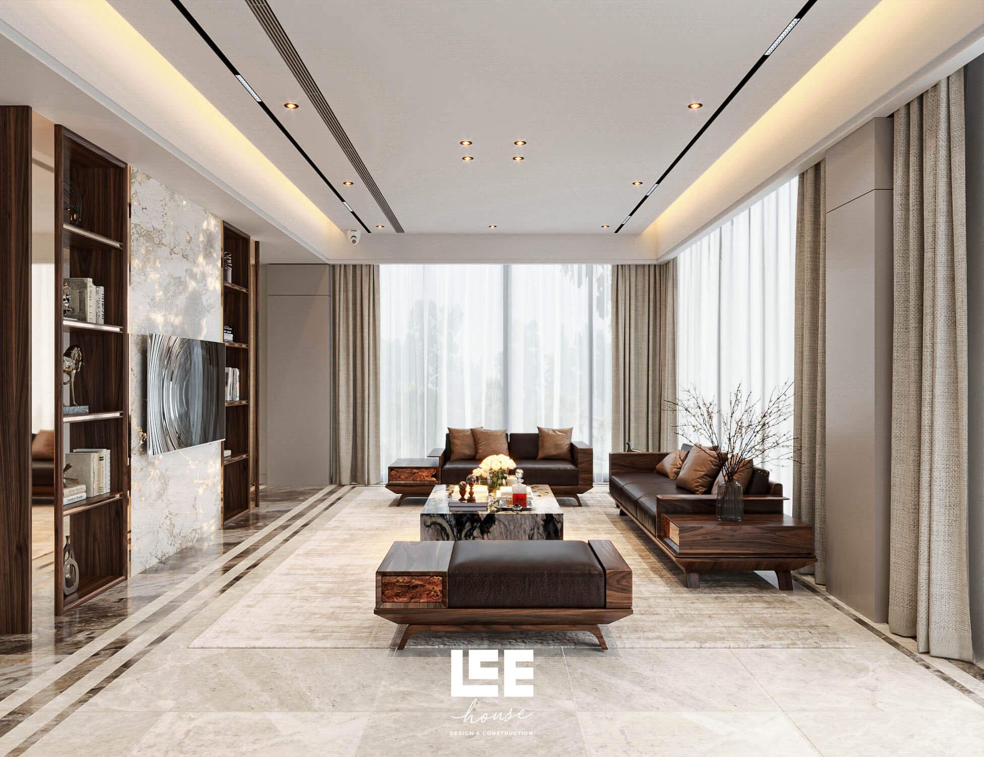 Thiết kế nội thất Biệt thự La Saveur de Hoà Bình Resort