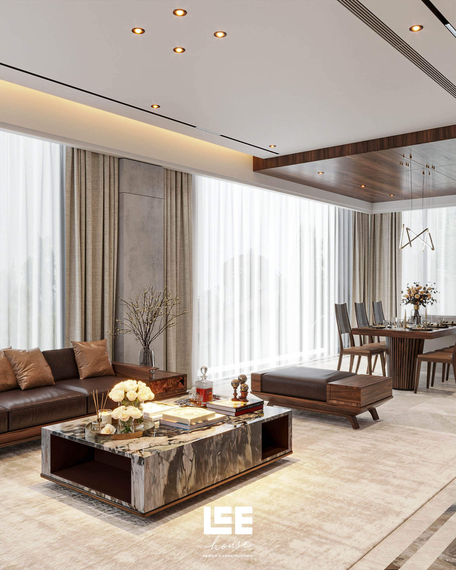 Thiết kế nội thất Biệt thự La Saveur de Hoà Bình Resort