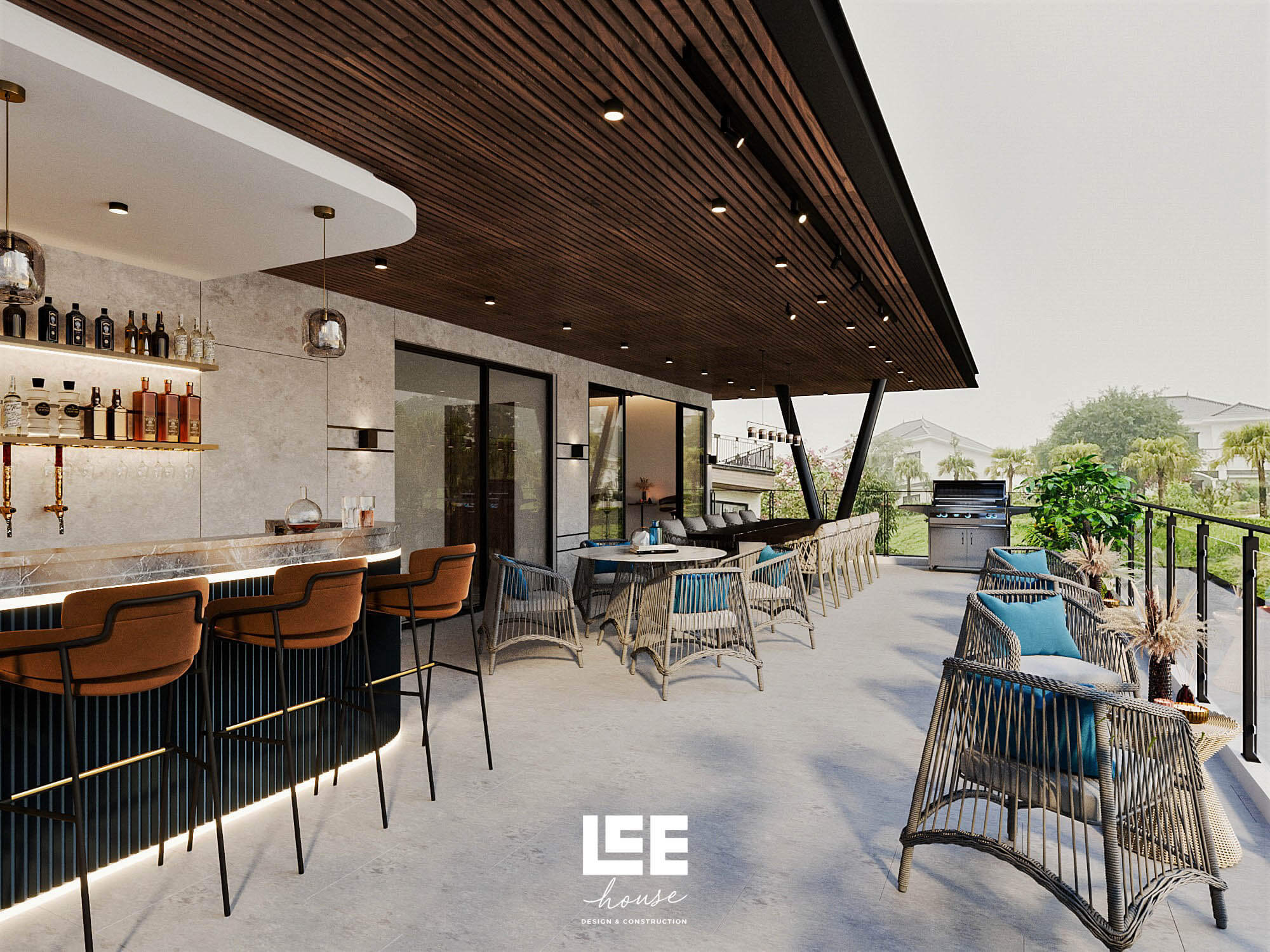 Thiết kế nội thất Biệt thự La Saveur de Hoà Bình Resort