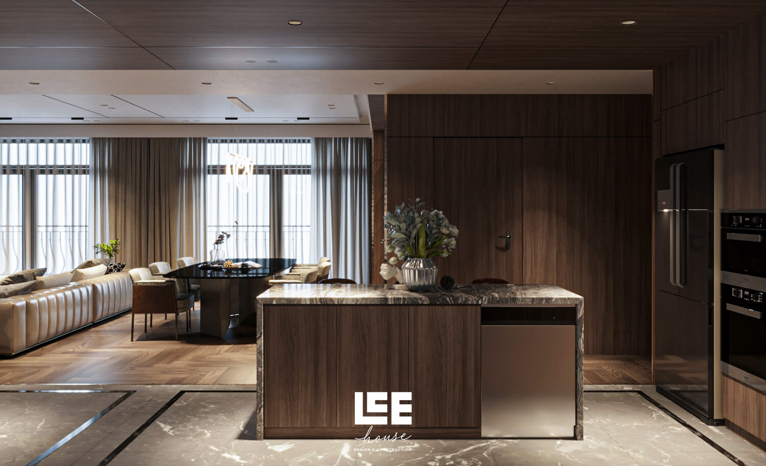 Thiết kế nội thất Căn hộ đập thông R1 Royal City