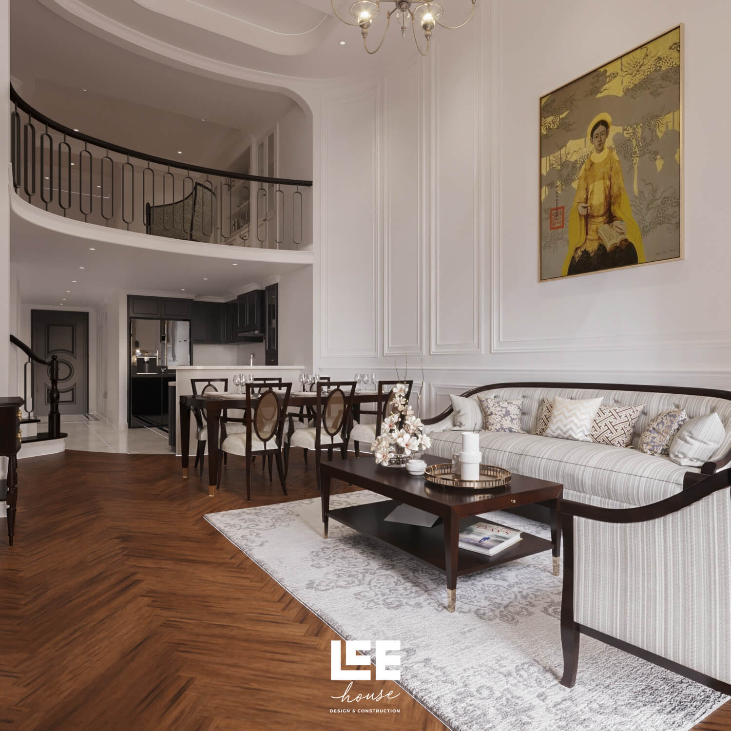 Thiết kế nội thất Căn hộ Duplex R5 Royal City