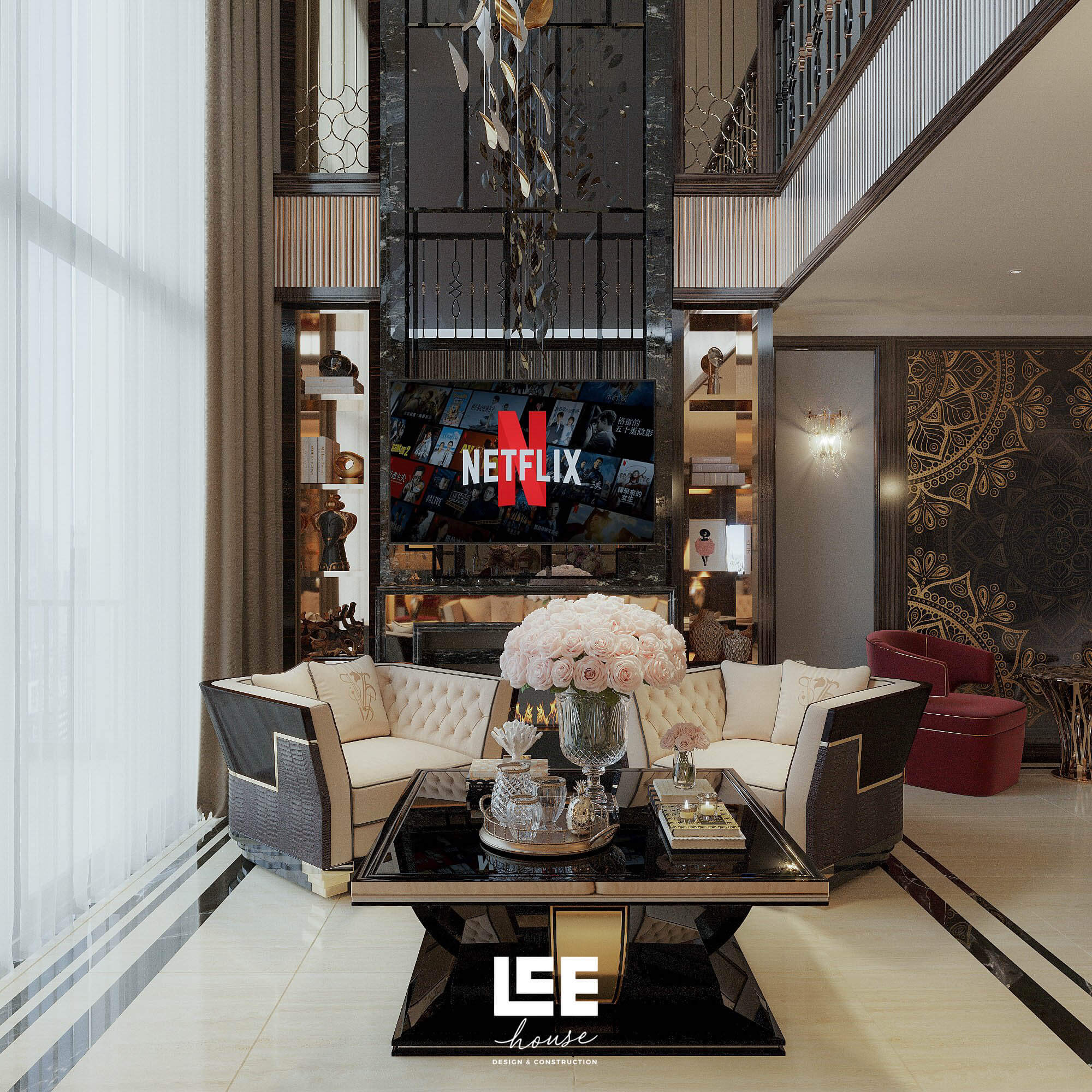 Thiết kế nội thất Penthouse Lâm Viên Complex