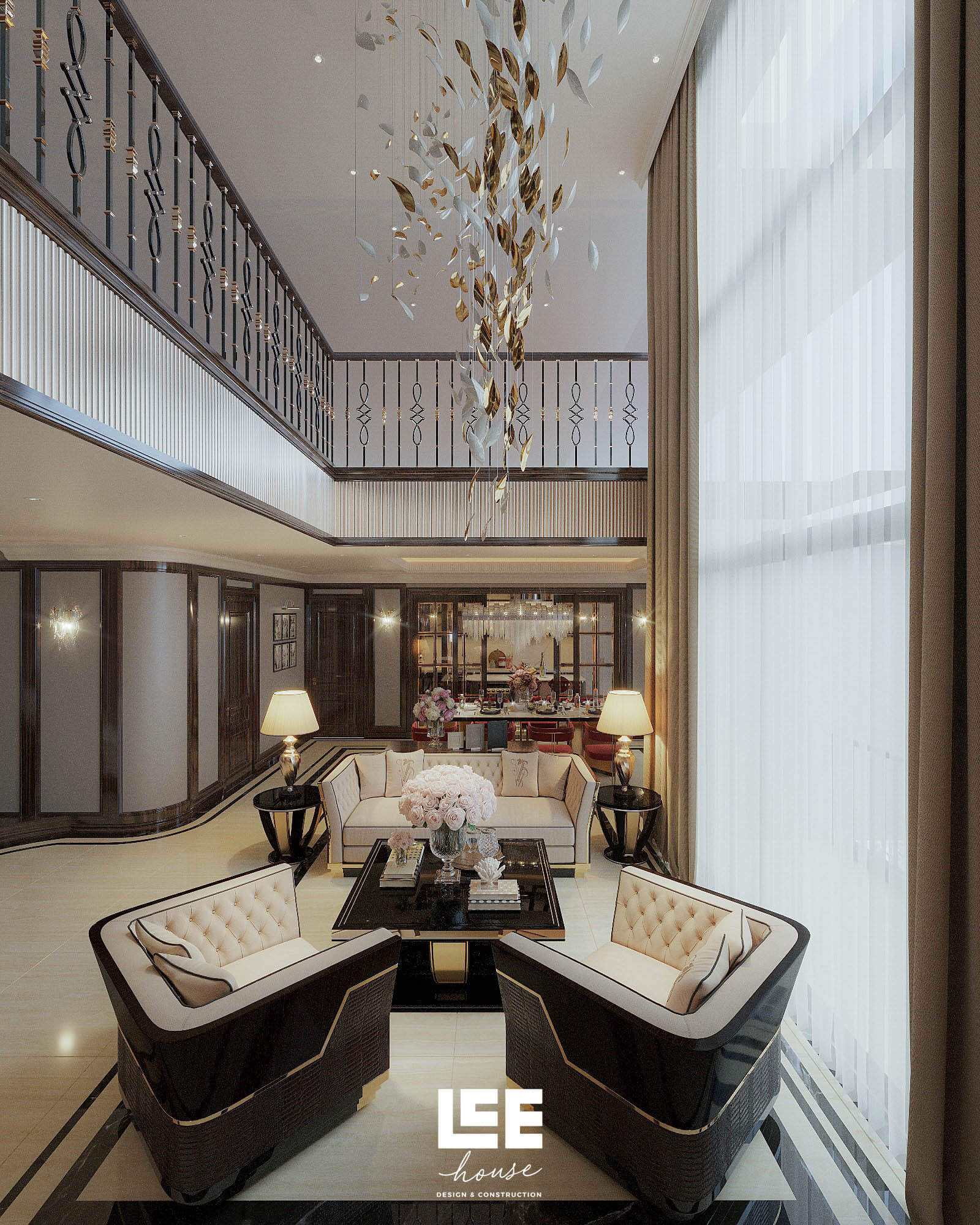 Thiết kế nội thất Penthouse Lâm Viên Complex