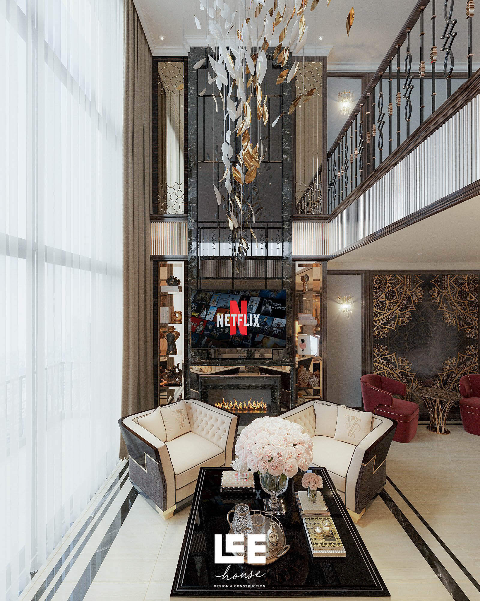 Thiết kế nội thất Penthouse Lâm Viên Complex