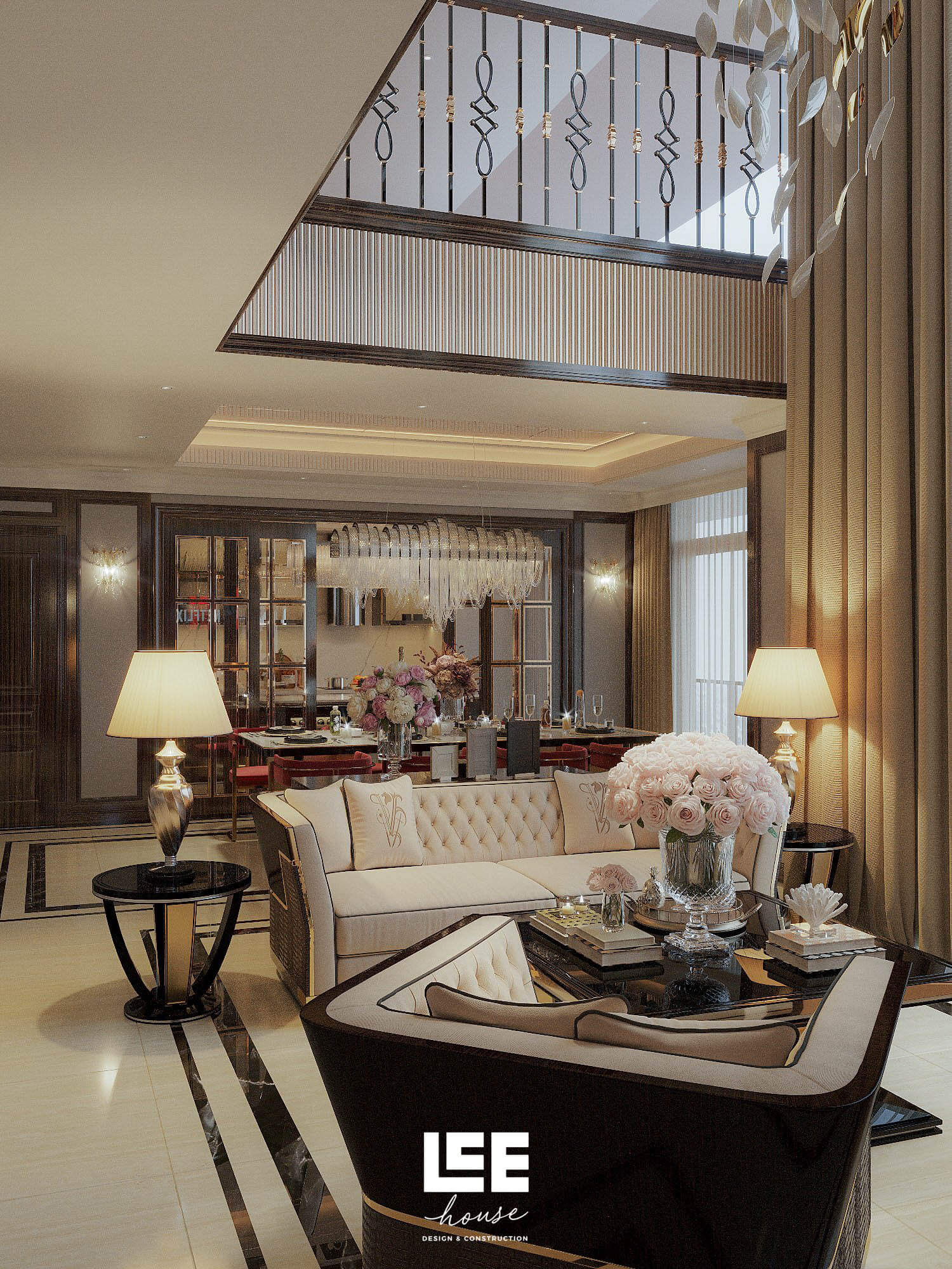 Thiết kế nội thất Penthouse Lâm Viên Complex