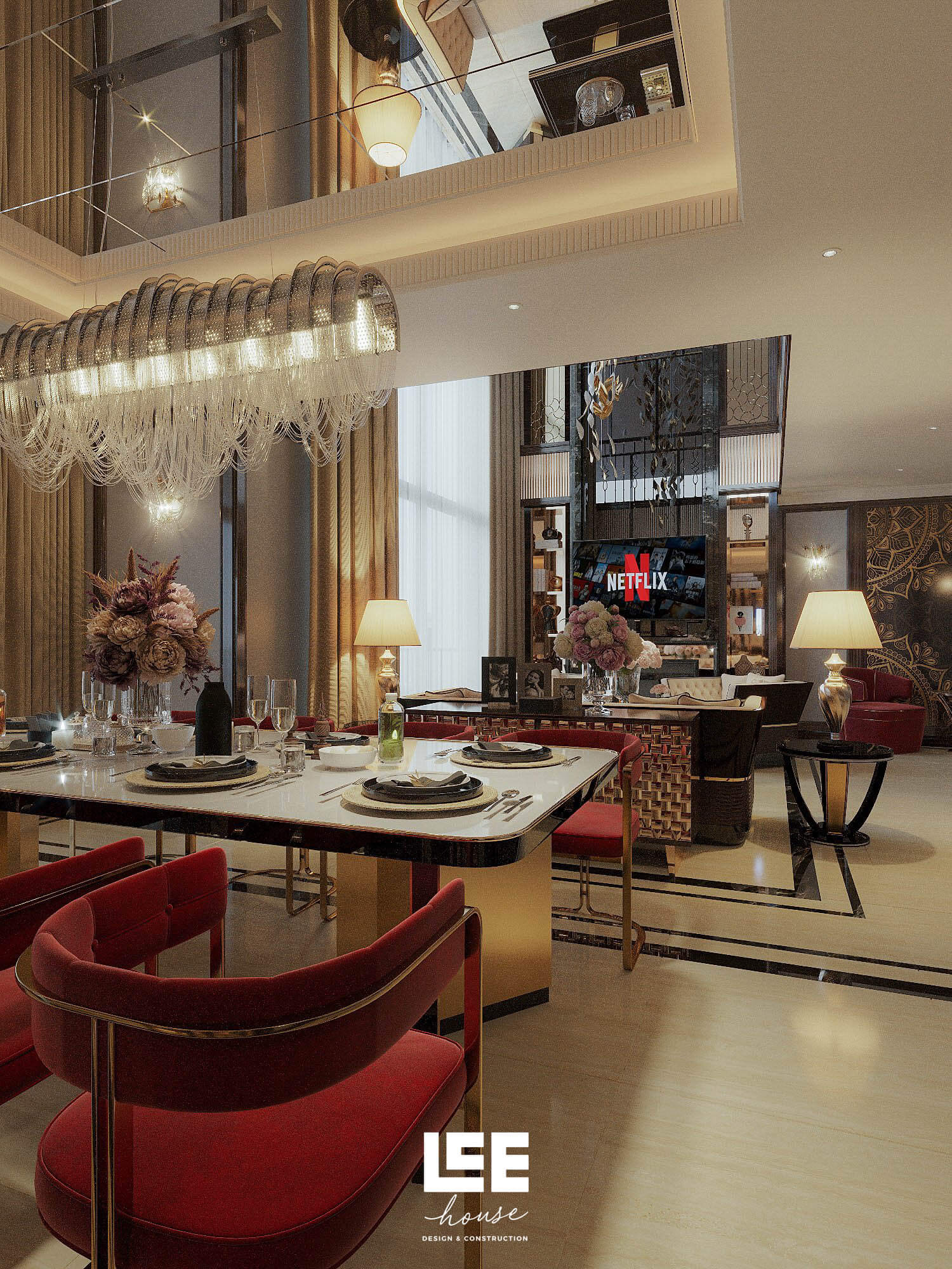 Thiết kế nội thất Penthouse Lâm Viên Complex