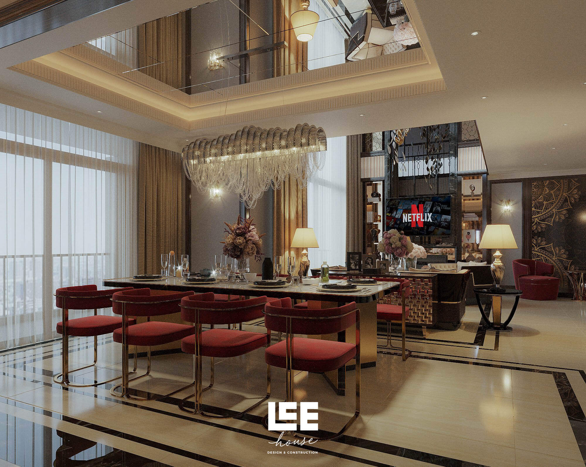 Thiết kế nội thất Penthouse Lâm Viên Complex