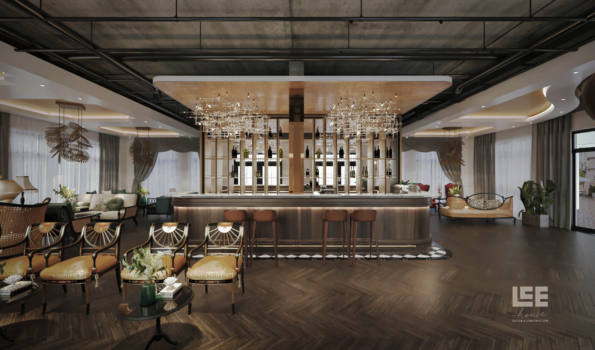 Thiết kế nội thất Shophouse Đại lộ San Hô