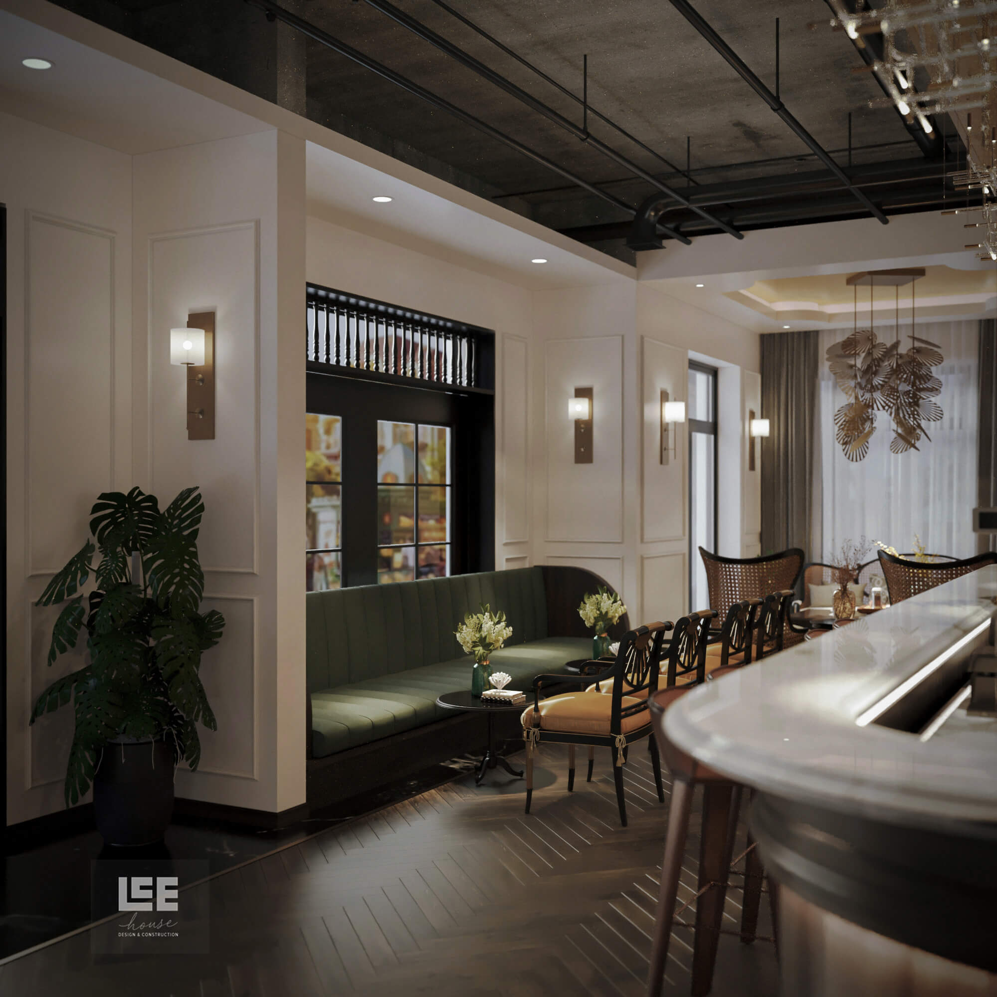 Thiết kế nội thất Shophouse Đại lộ San Hô