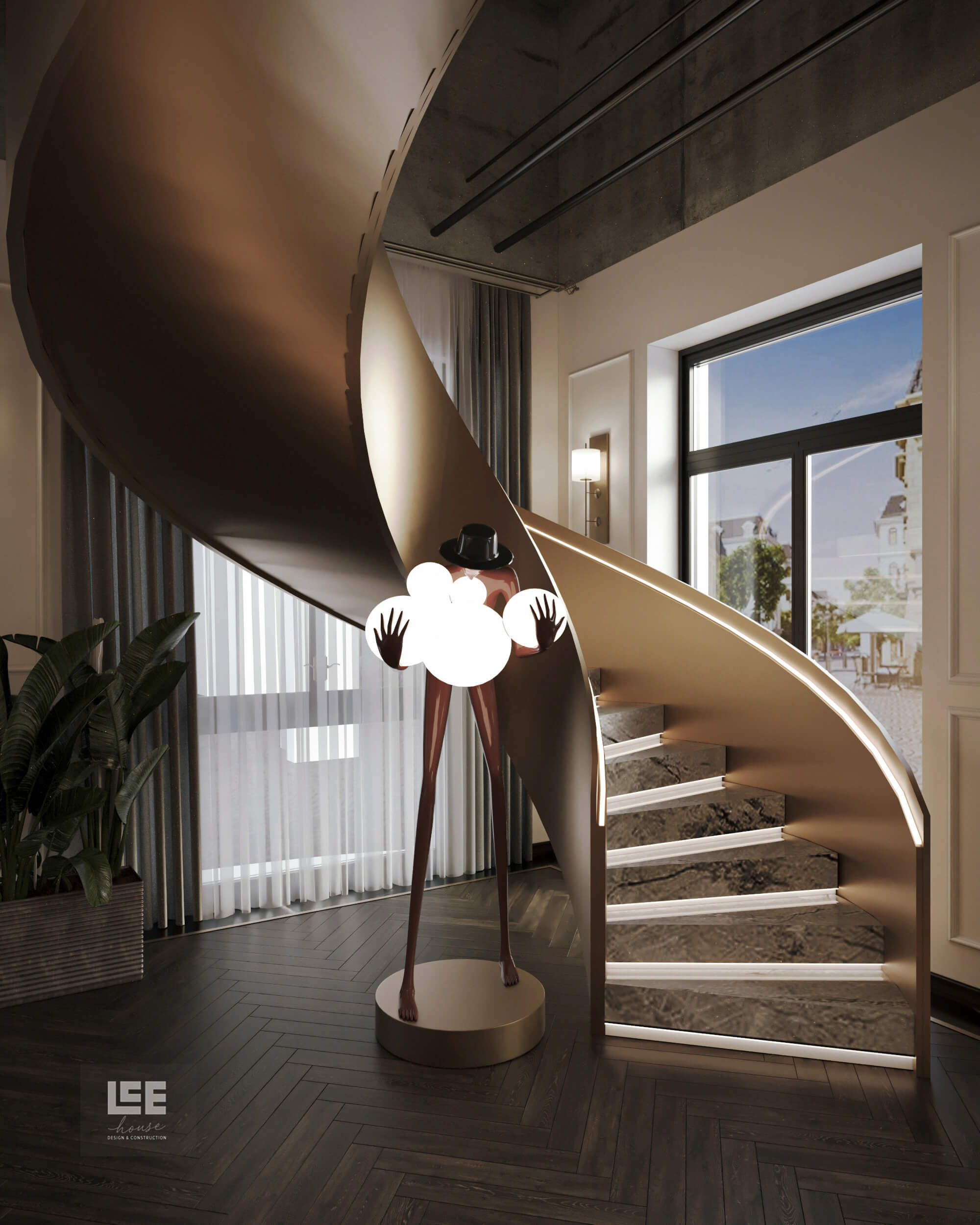 Thiết kế nội thất Shophouse Đại lộ San Hô