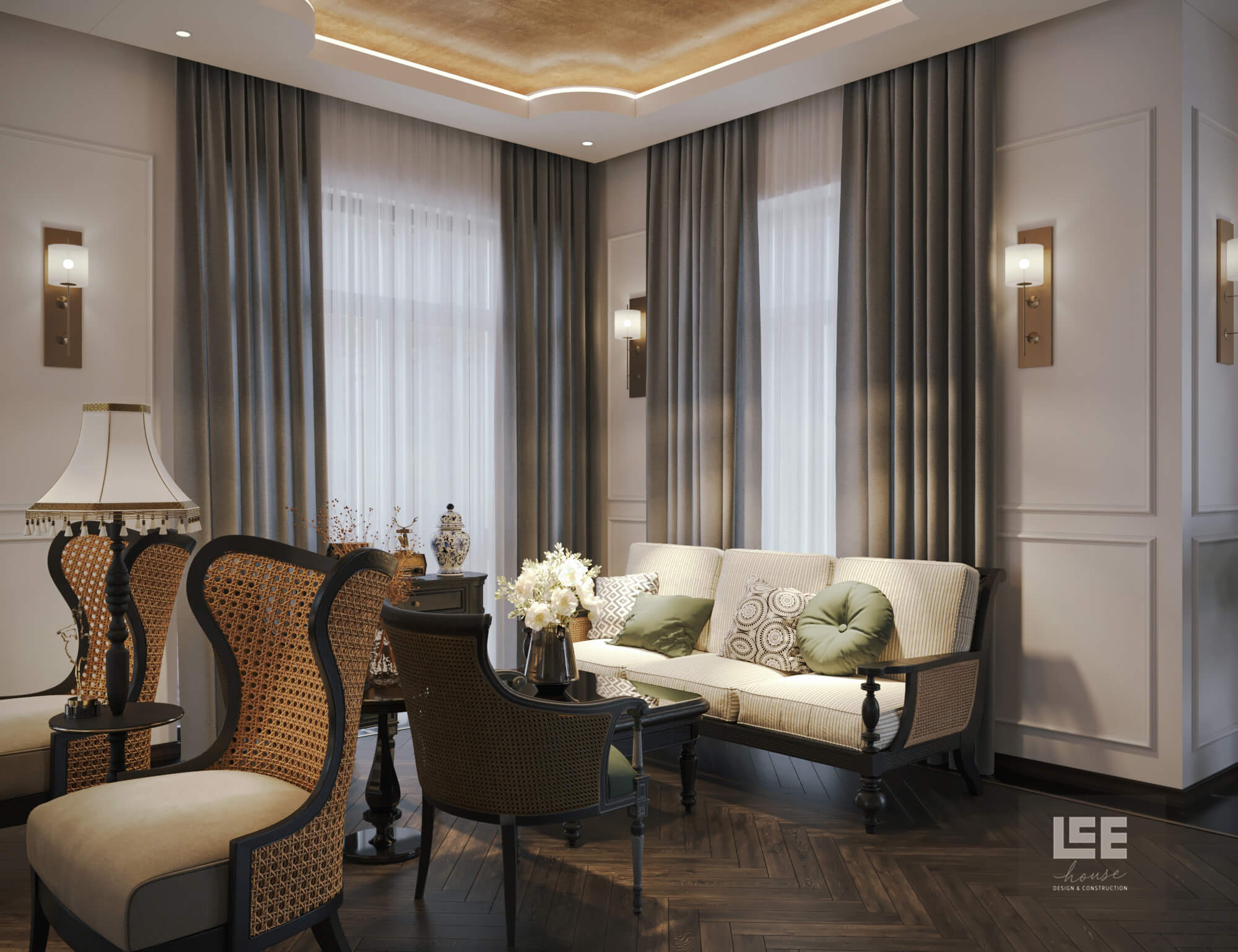 Thiết kế nội thất Shophouse Đại lộ San Hô