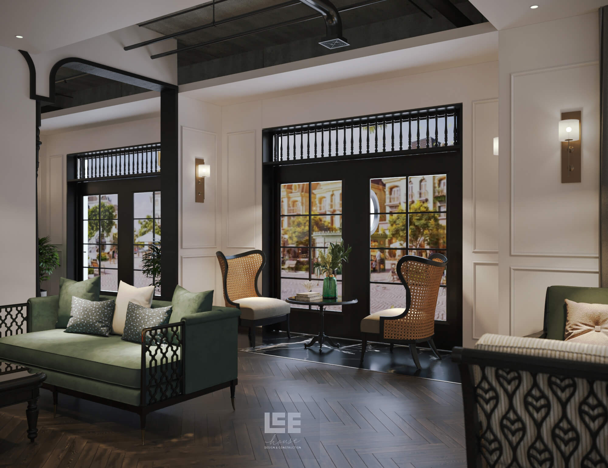 Thiết kế nội thất Shophouse Đại lộ San Hô