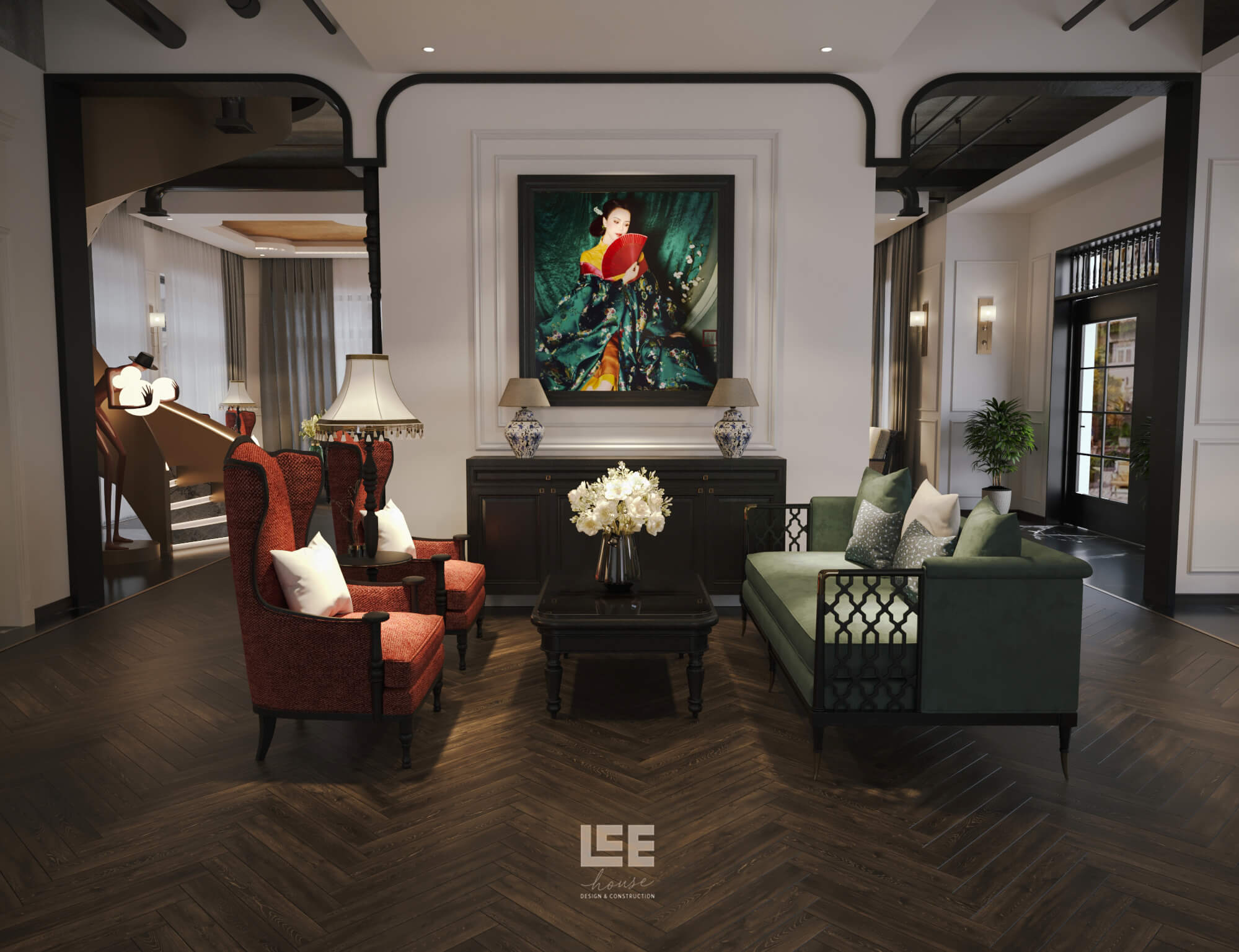 Thiết kế nội thất Shophouse Đại lộ San Hô