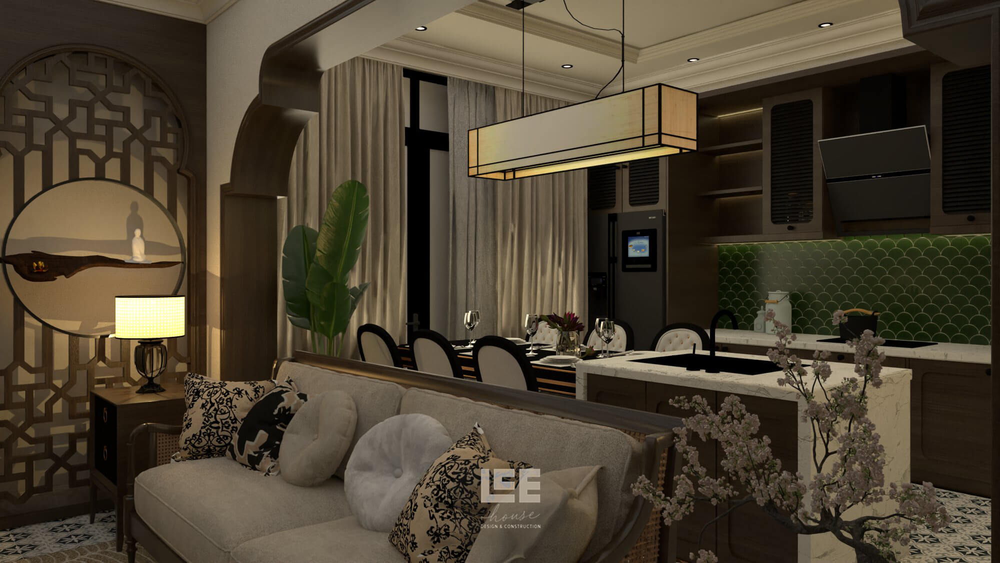 Thiết kế nội thất Shophouse Đại lộ San Hô