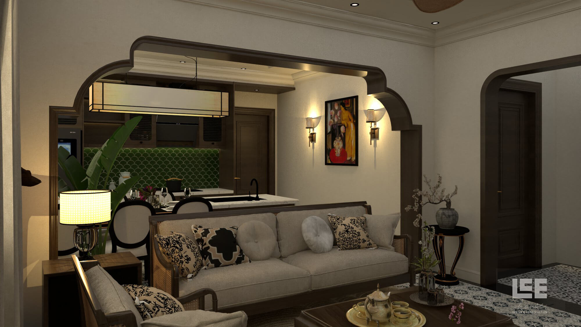 Thiết kế nội thất Shophouse Đại lộ San Hô