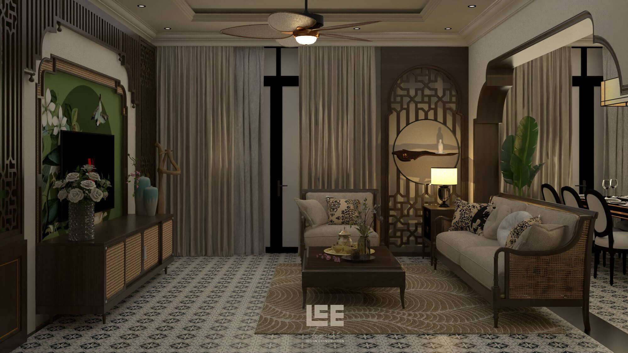 Thiết kế nội thất Shophouse Đại lộ San Hô