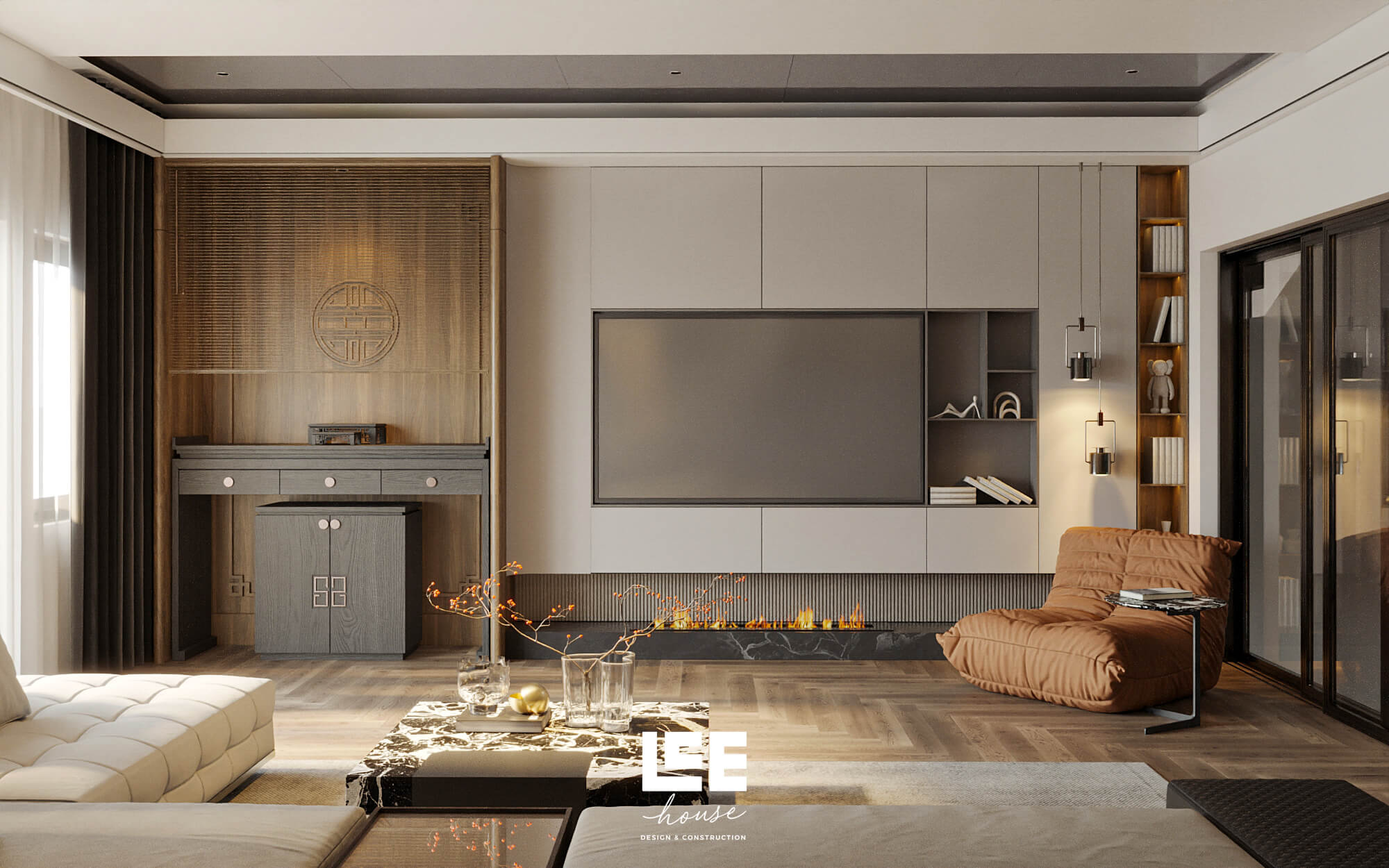 Thiết kế nội thất Biệt thự liền kề Geleximco