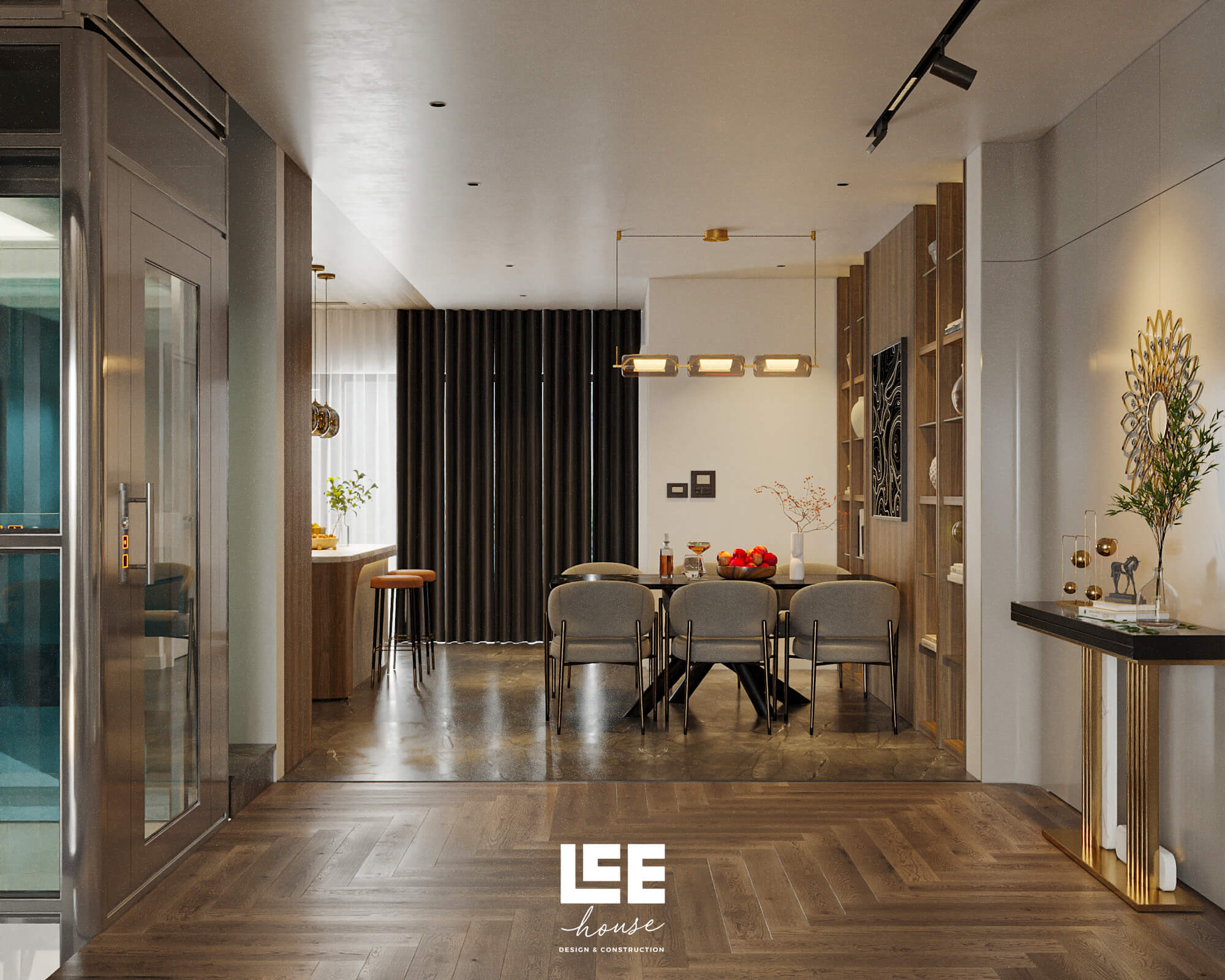 Thiết kế nội thất Biệt thự liền kề Geleximco