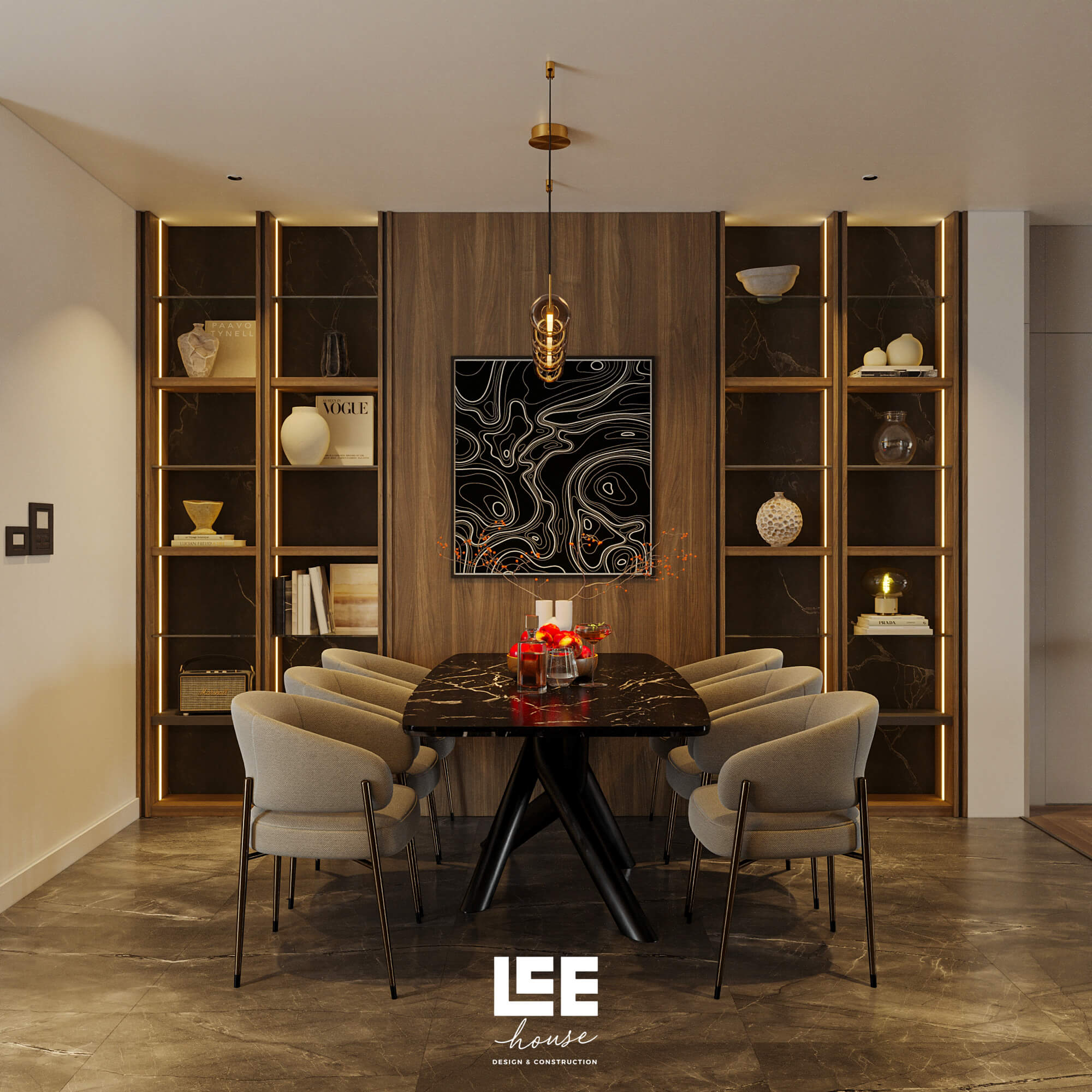 Thiết kế nội thất Biệt thự liền kề Geleximco