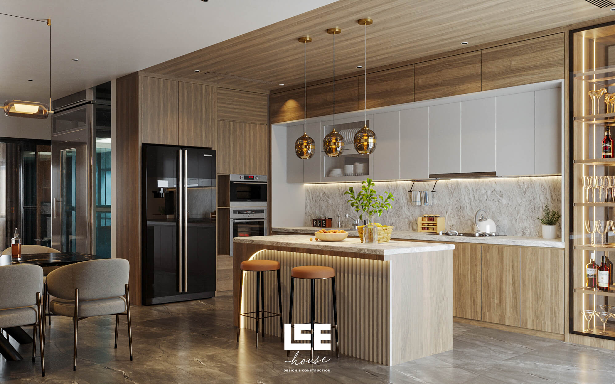 Thiết kế nội thất Biệt thự liền kề Geleximco