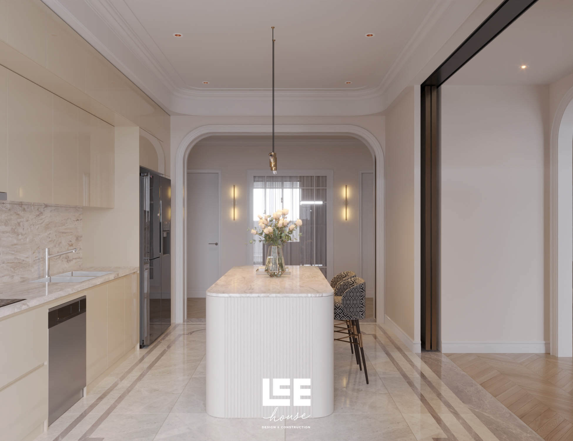 Thiết kế nội thất Căn hộ đập thông R1 Royal City