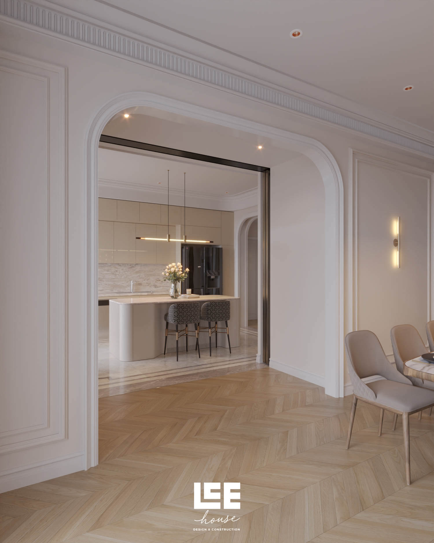 Thiết kế nội thất Căn hộ đập thông R1 Royal City