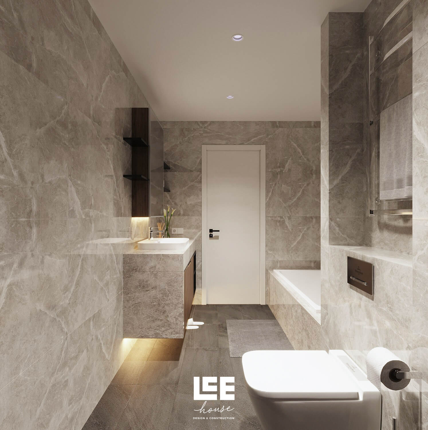 Thiết kế nội thất Căn hộ đập thông R1 Royal City