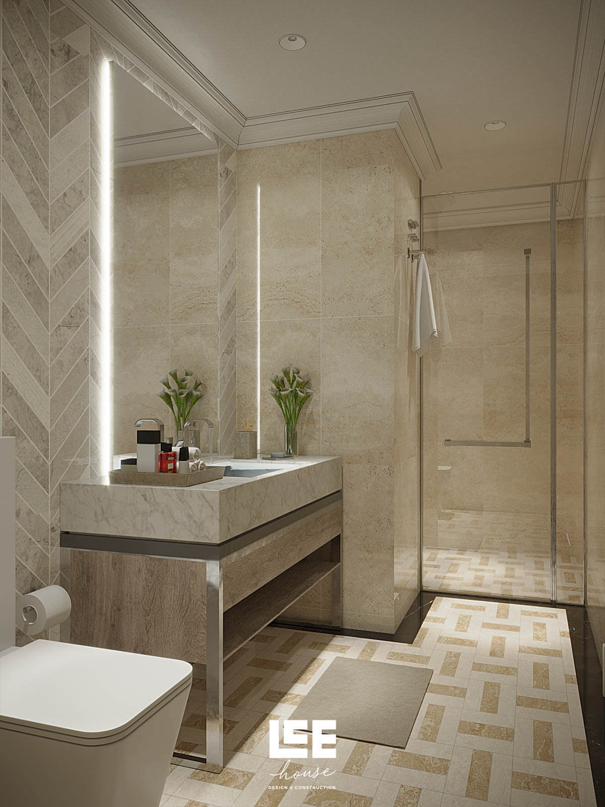 Thiết kế nội thất Căn hộ đập thông R1 Royal City