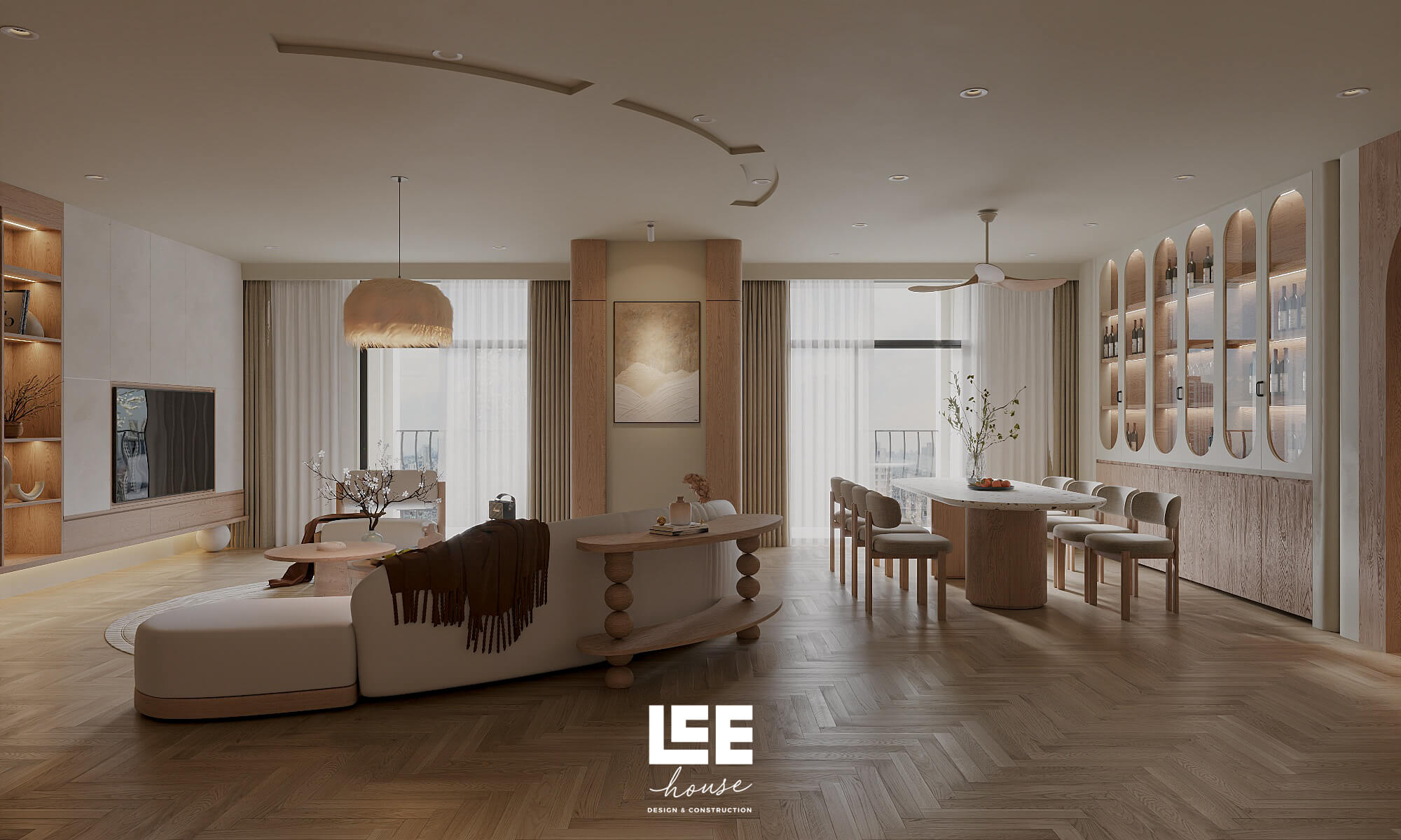 Thiết kế nội thất Căn hộ đập thông R5 Royal City