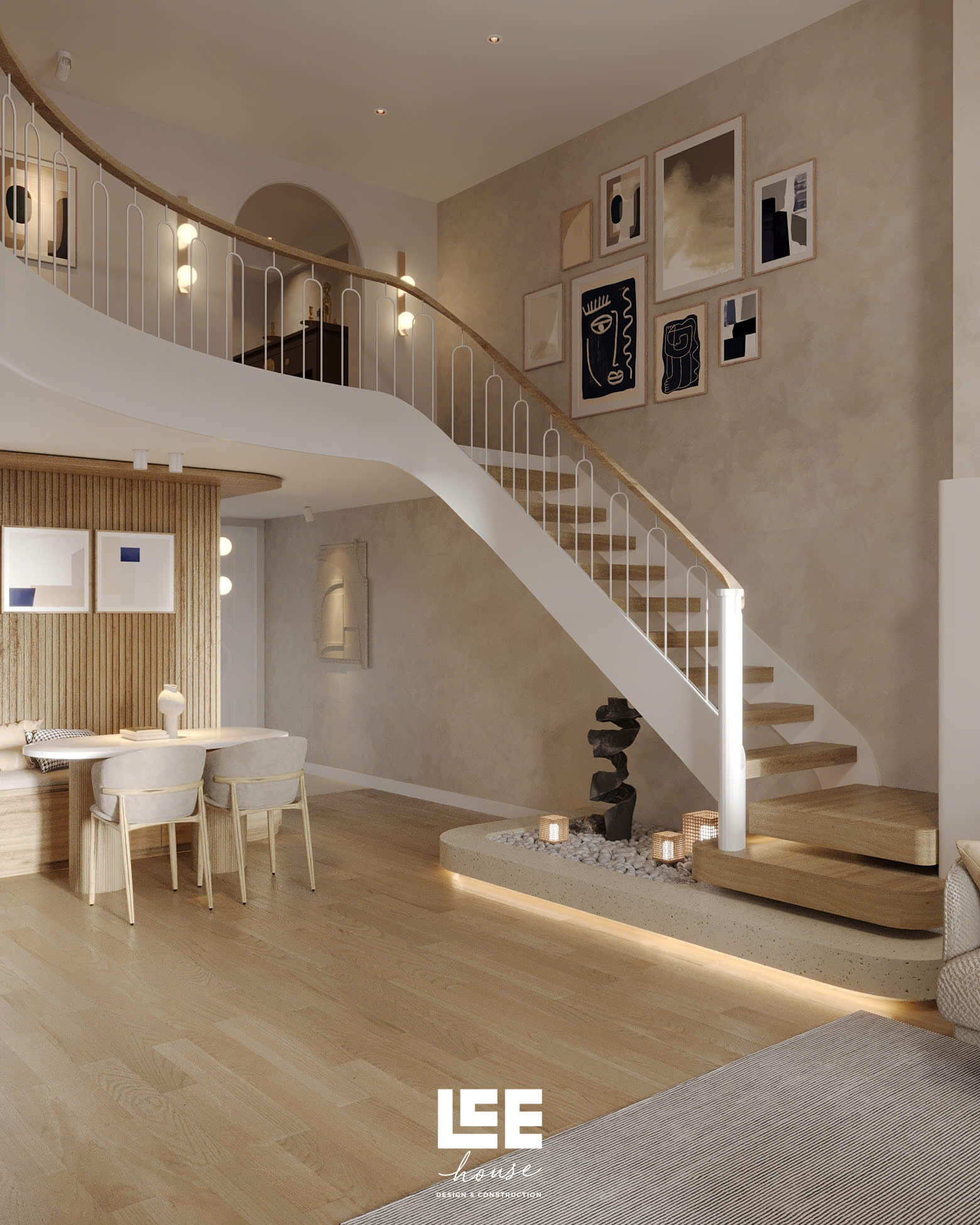 Thiết kế nội thất Căn hộ Duplex R1 Royal City