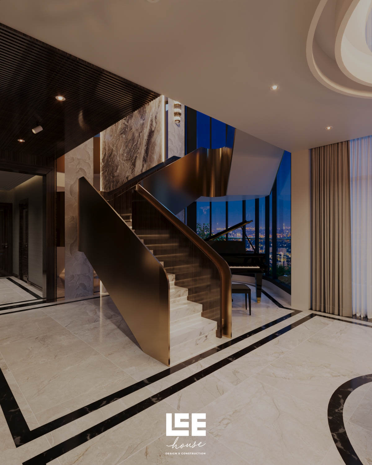 Thiết kế nội thất Penthouse Paragon