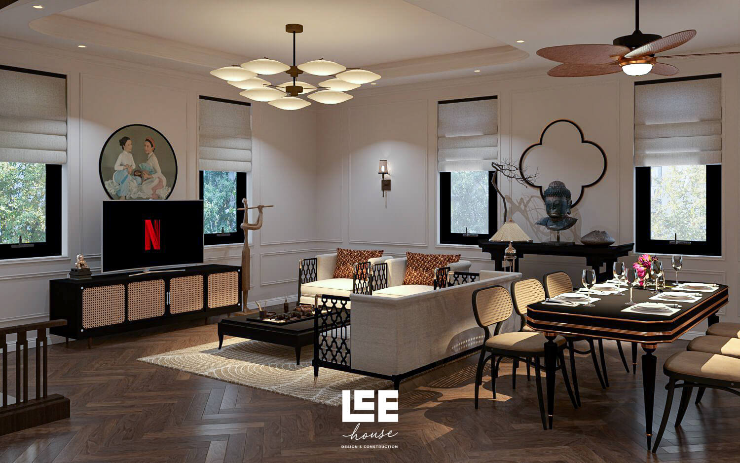 Thiết kế nội thất Shophouse Ocean Park