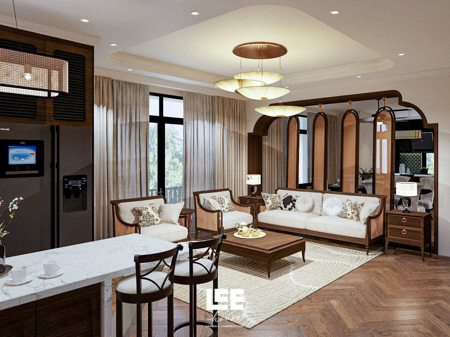 Thiết kế nội thất Shophouse Ocean Park