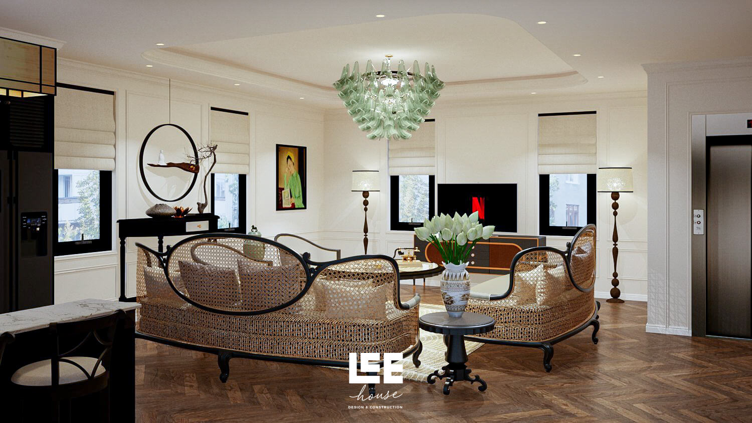 Thiết kế nội thất Shophouse Ocean Park