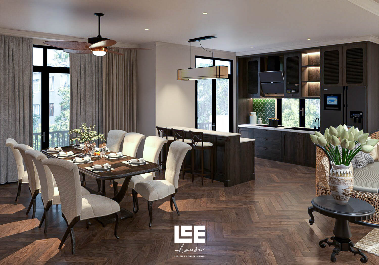 Thiết kế nội thất Shophouse Ocean Park