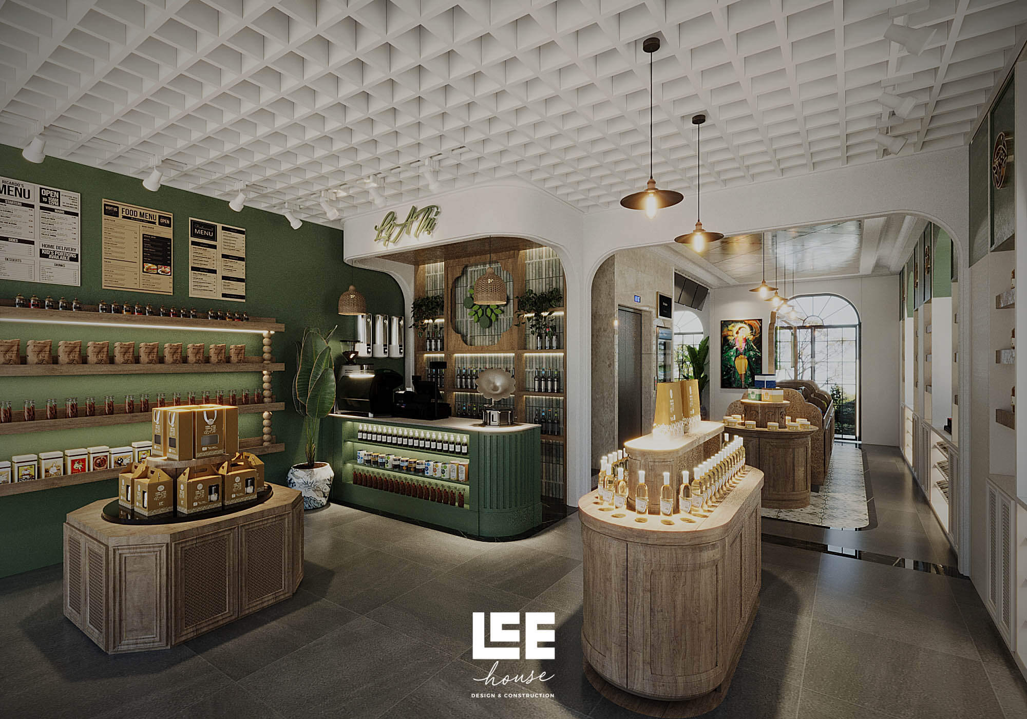 Thiết kế nội thất Showroom Lý A Thị