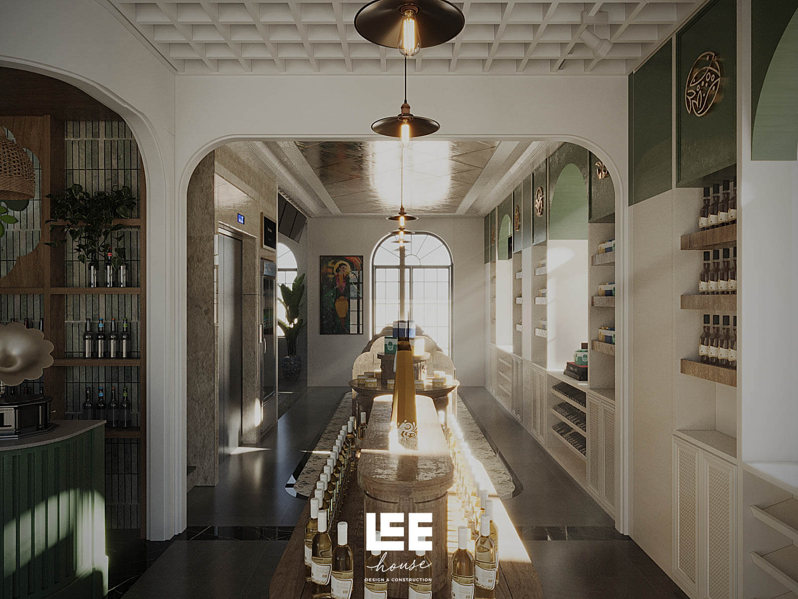 Thiết kế nội thất Showroom Lý A Thị