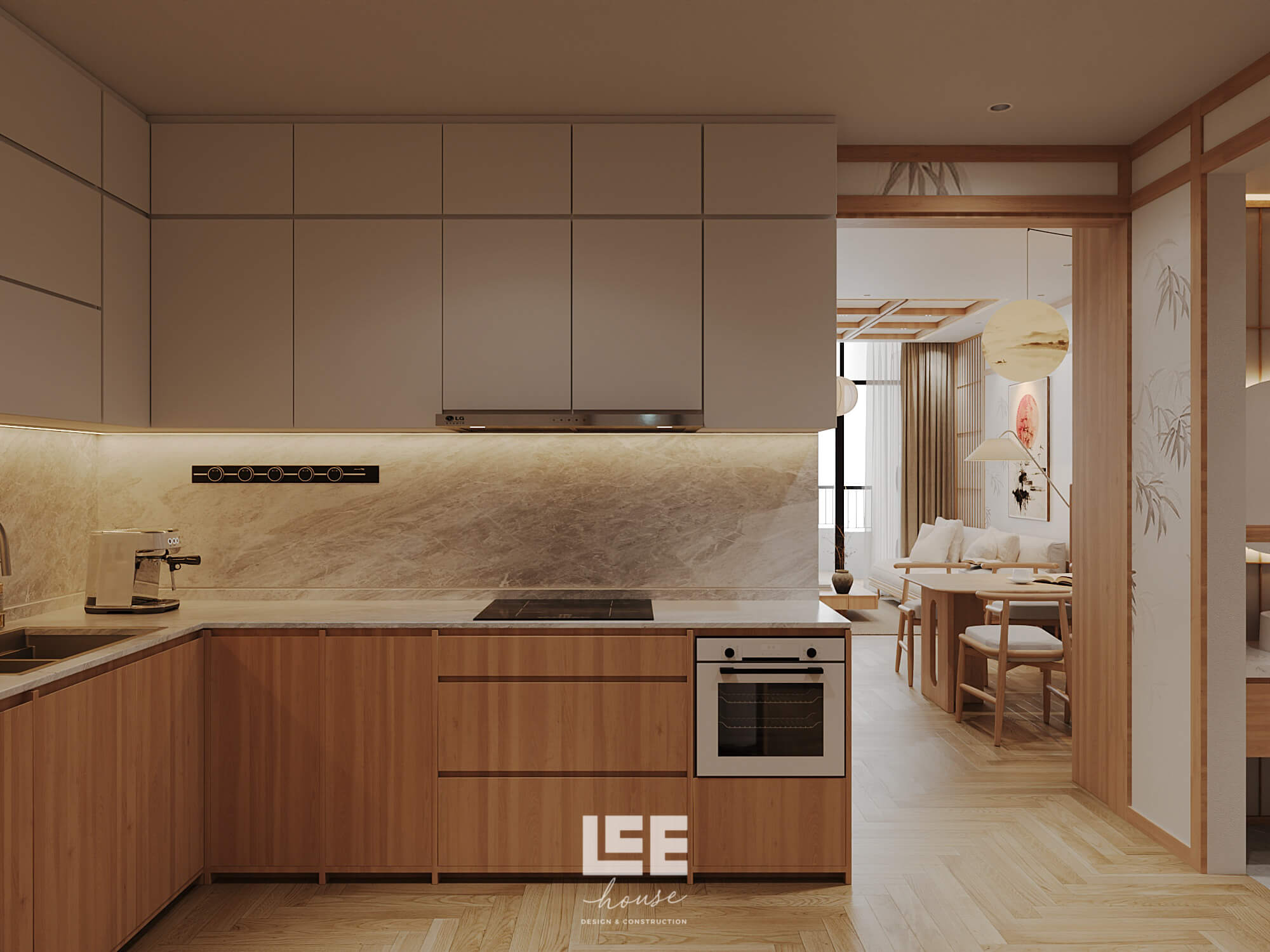 Thiết kế nội thất Căn hộ HH Pandora Triều Khúc