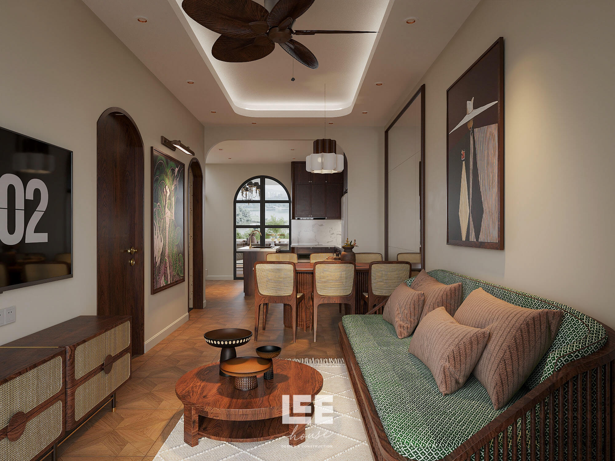 Thiết kế nội thất Căn hộ Phú Quốc