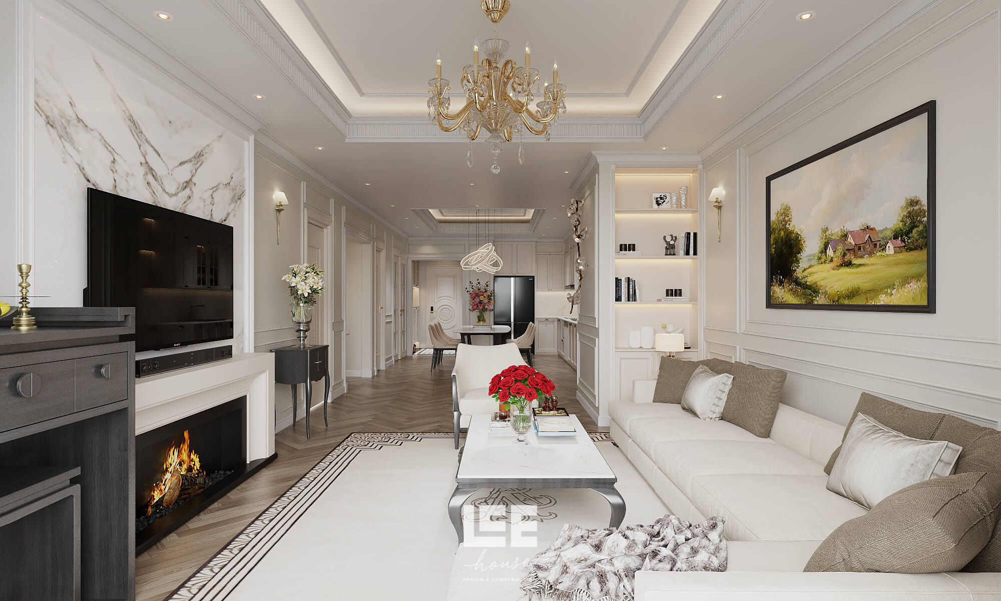 Thiết kế nội thất Căn hộ R3 Royal City