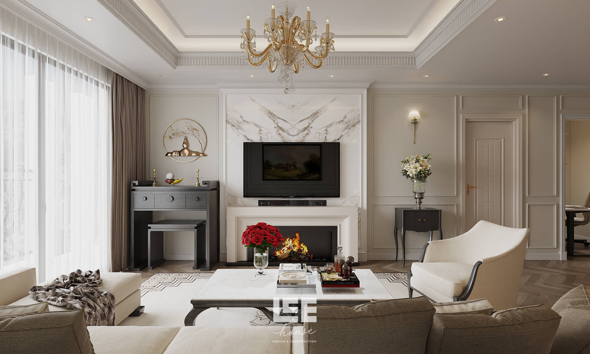 Thiết kế nội thất Căn hộ R3 Royal City
