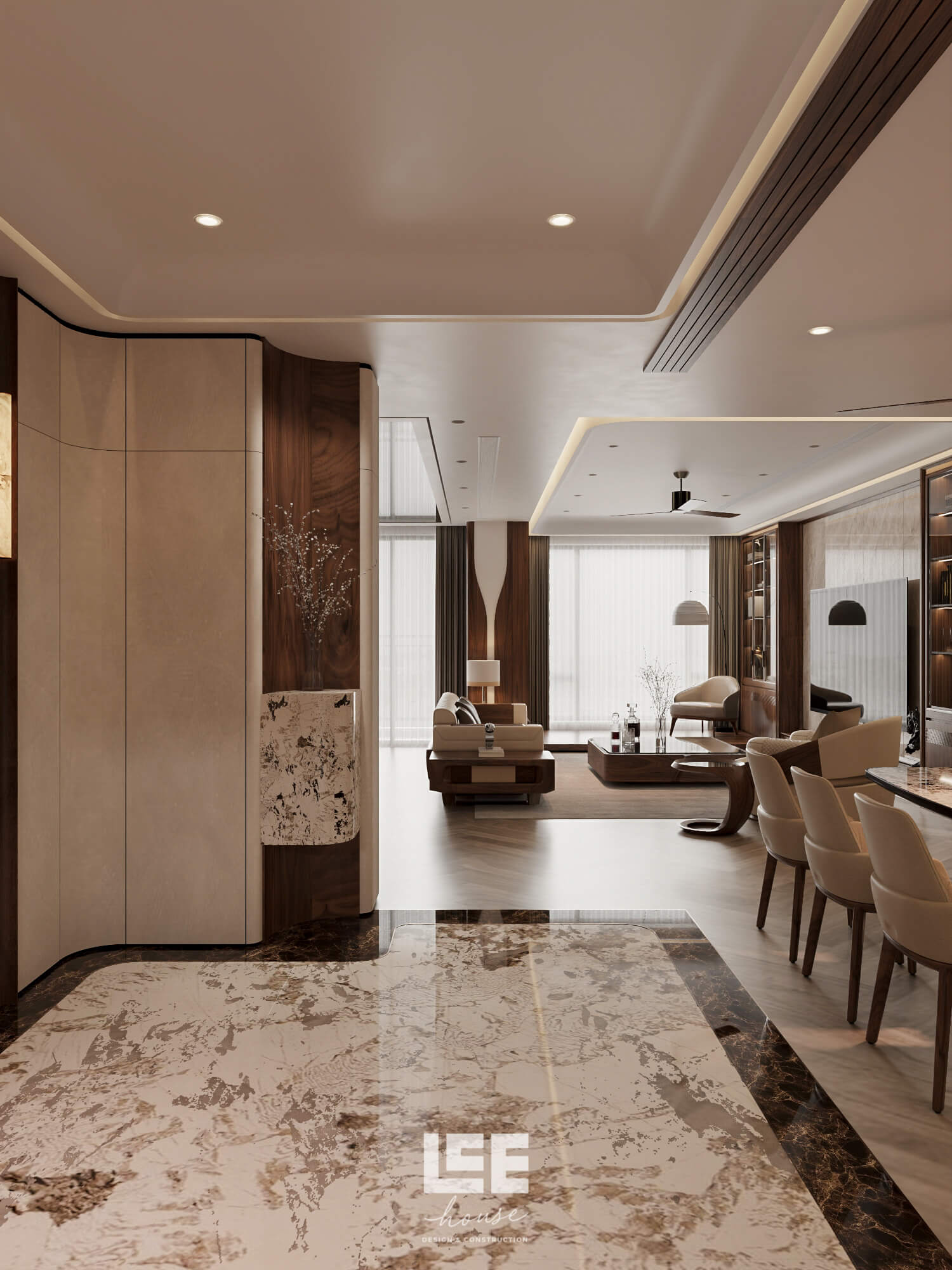 Thiết kế nội thất Căn hộ đập thông R3 Royal City