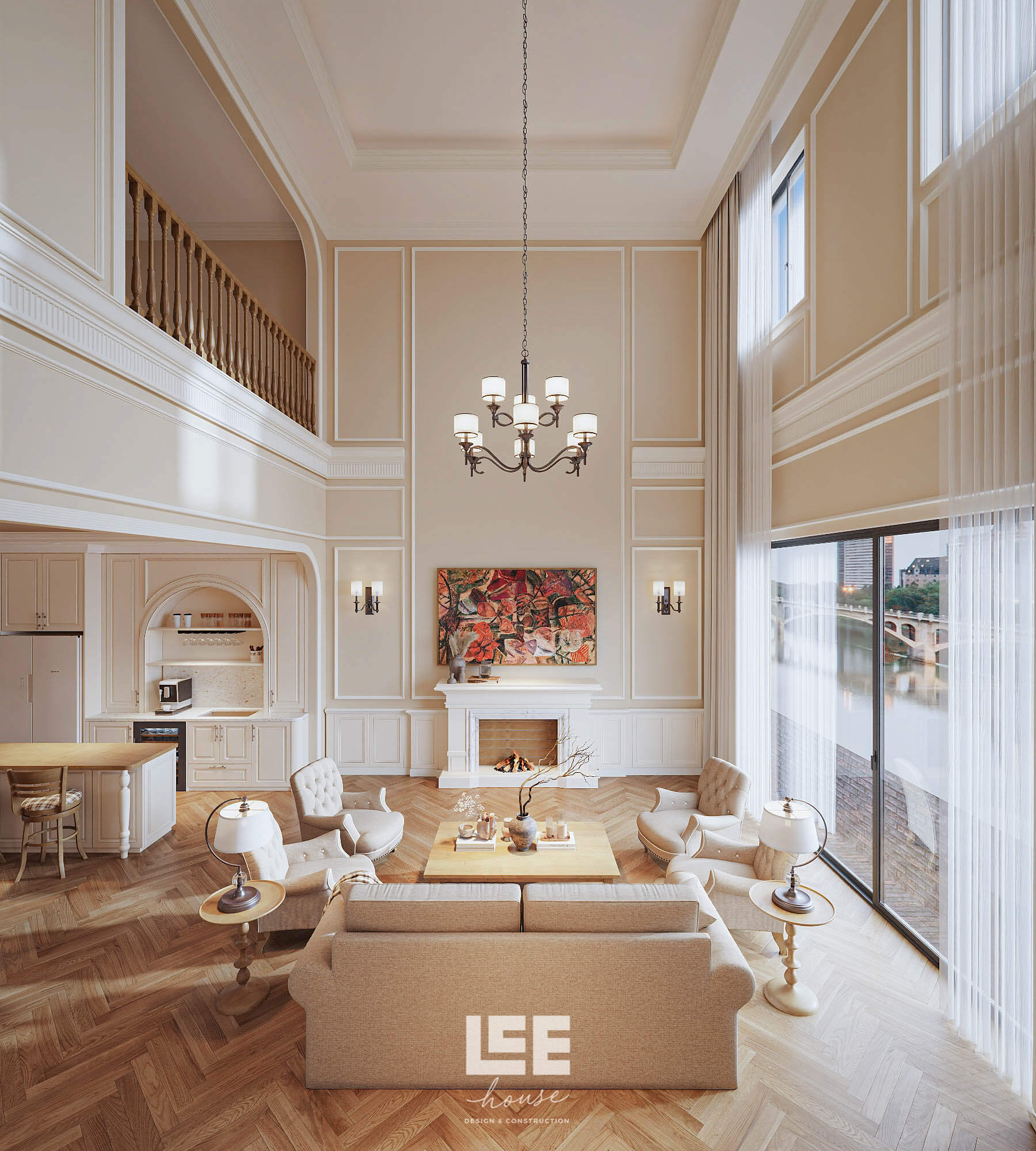 Thiết kế nội thất Nhà liền kề Vinhomes Vũ Yên