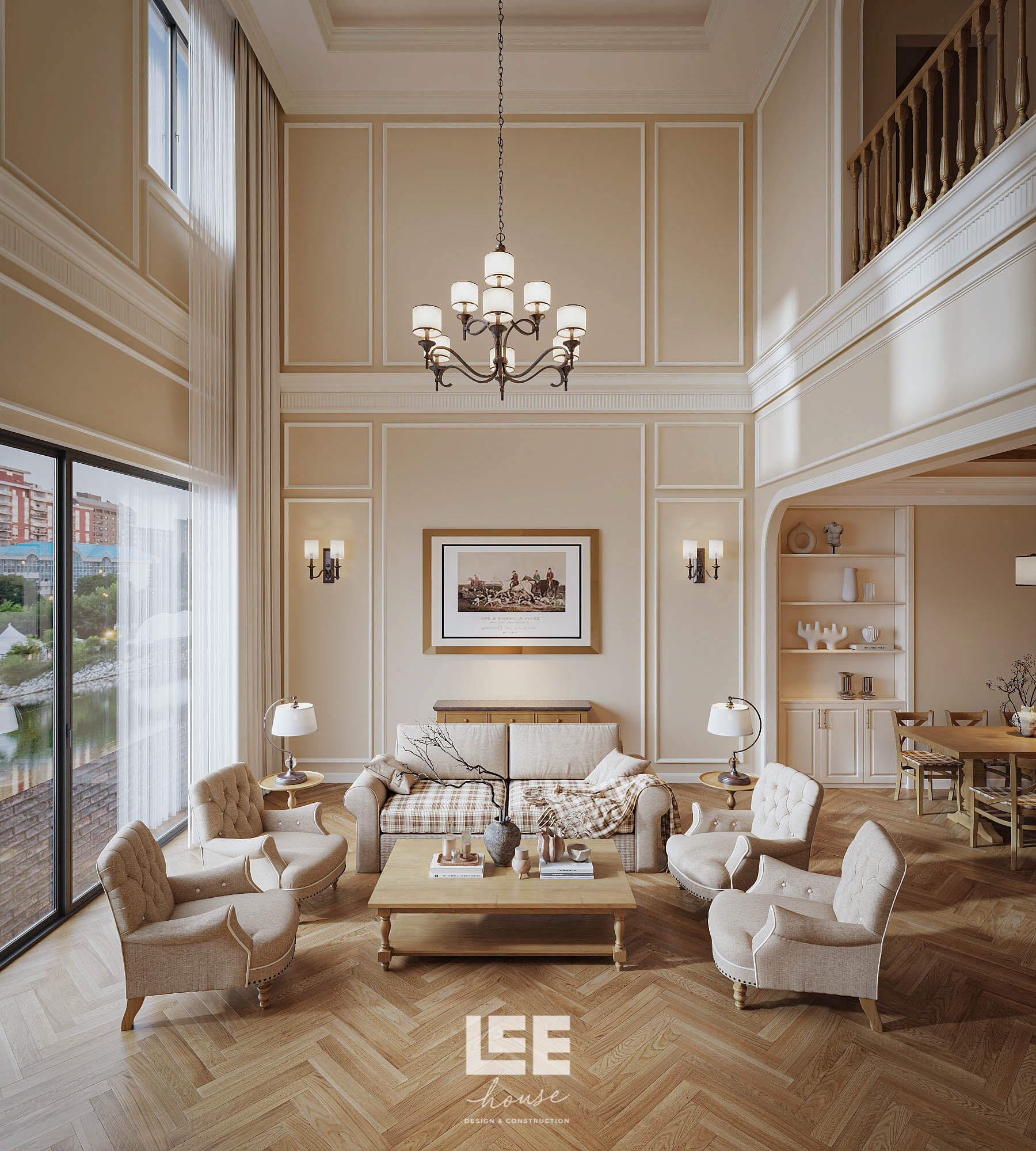 Thiết kế nội thất Nhà liền kề Vinhomes Vũ Yên