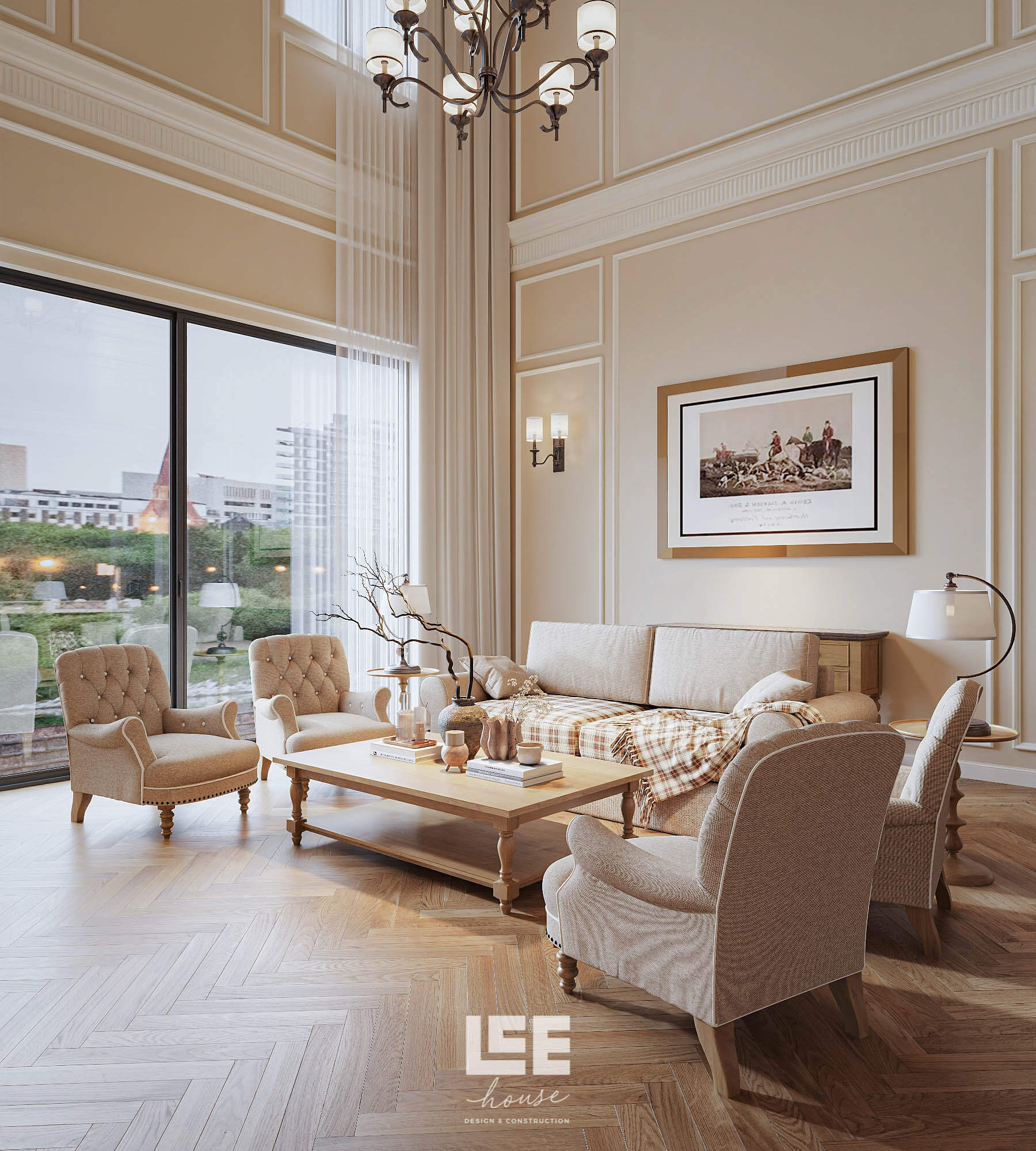 Thiết kế nội thất Nhà liền kề Vinhomes Vũ Yên