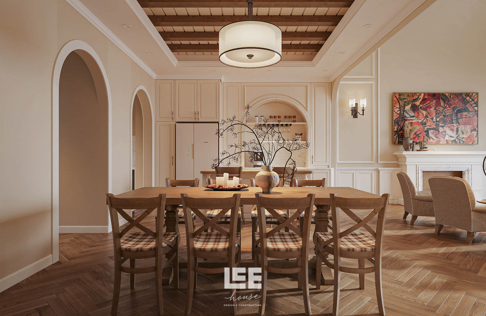 Thiết kế nội thất Nhà liền kề Vinhomes Vũ Yên