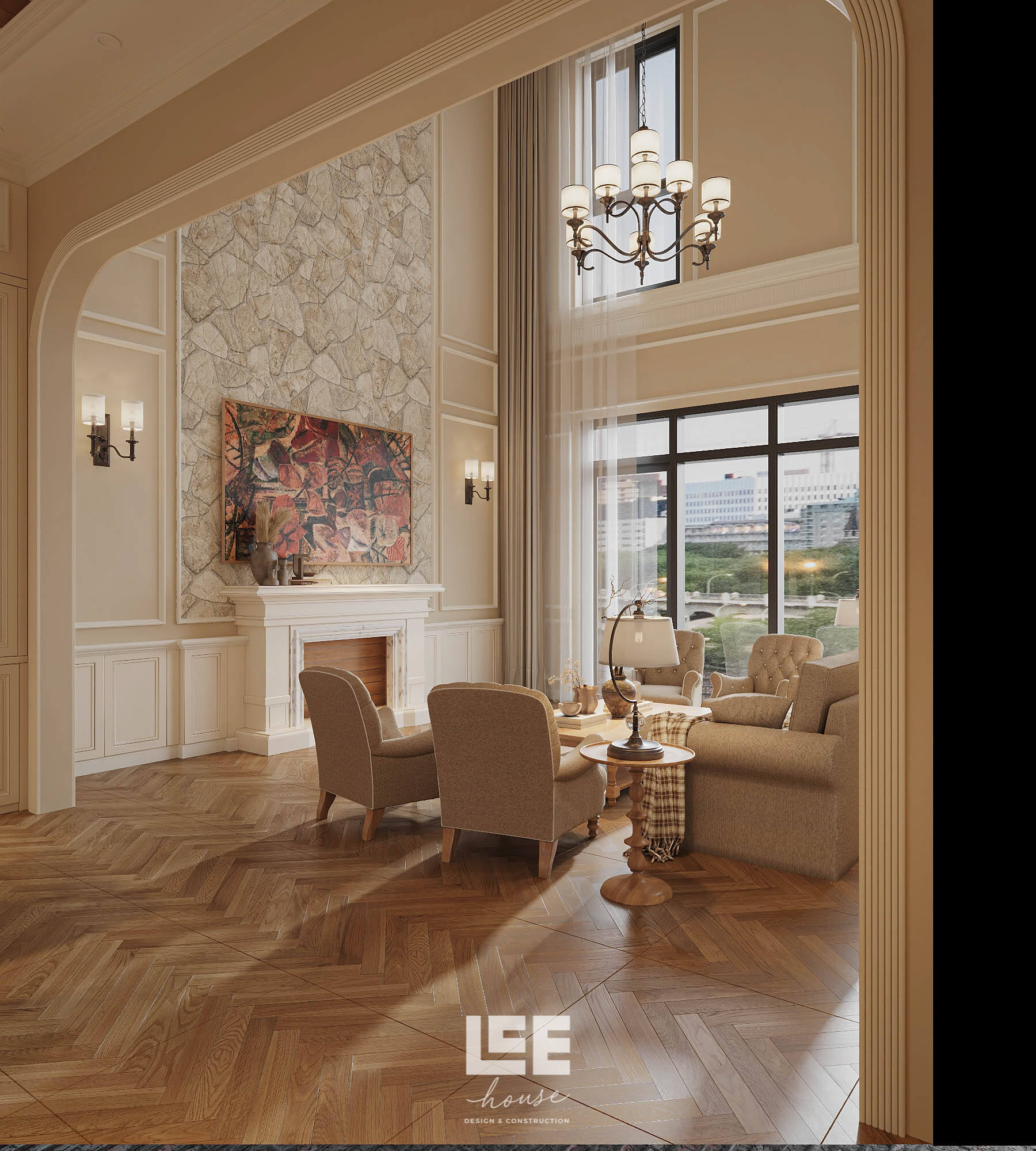 Thiết kế nội thất Nhà liền kề Vinhomes Vũ Yên
